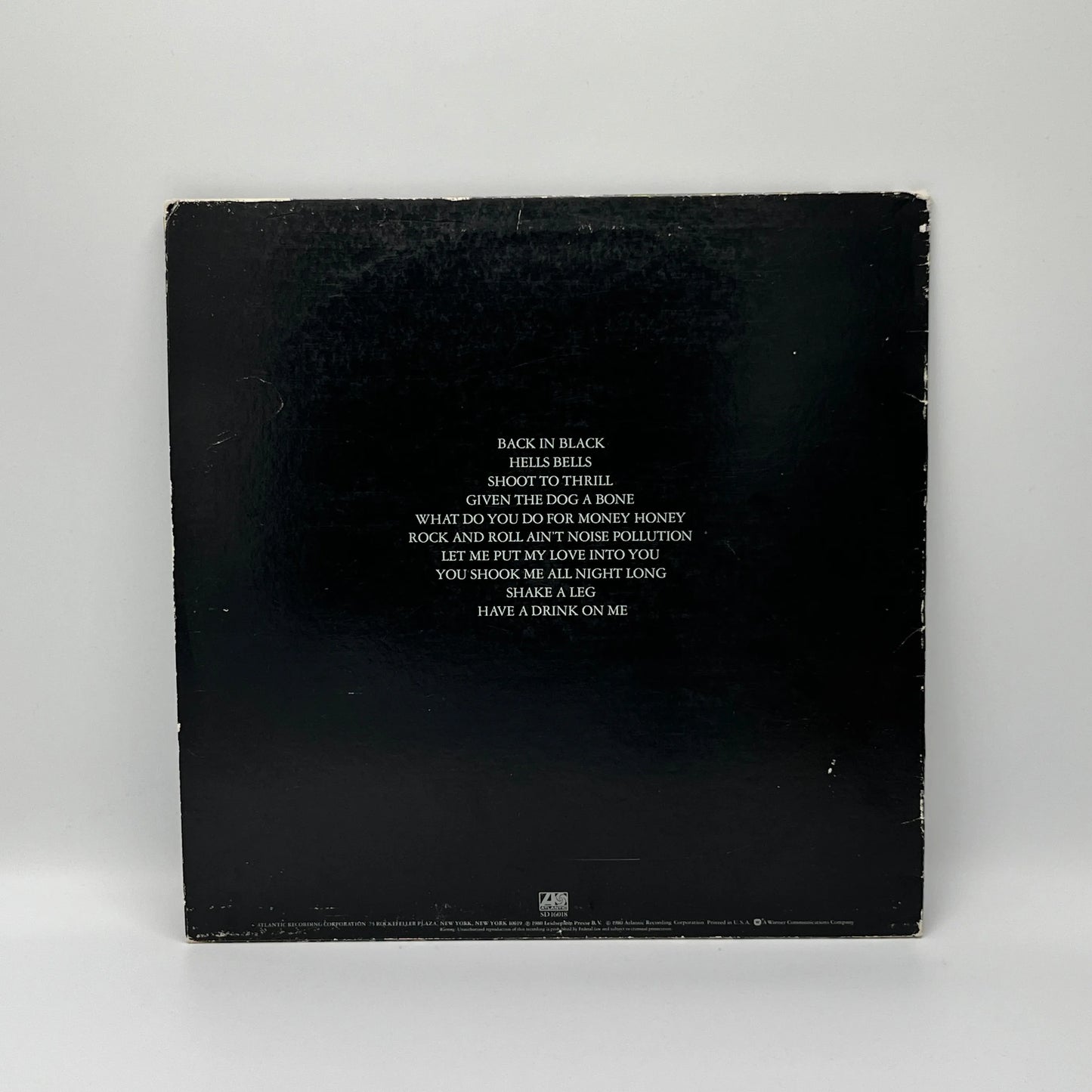 AC/DC - Back In Black LP