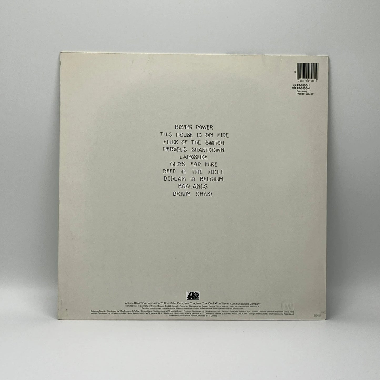 AC/DC - Flick Of The Switch LP