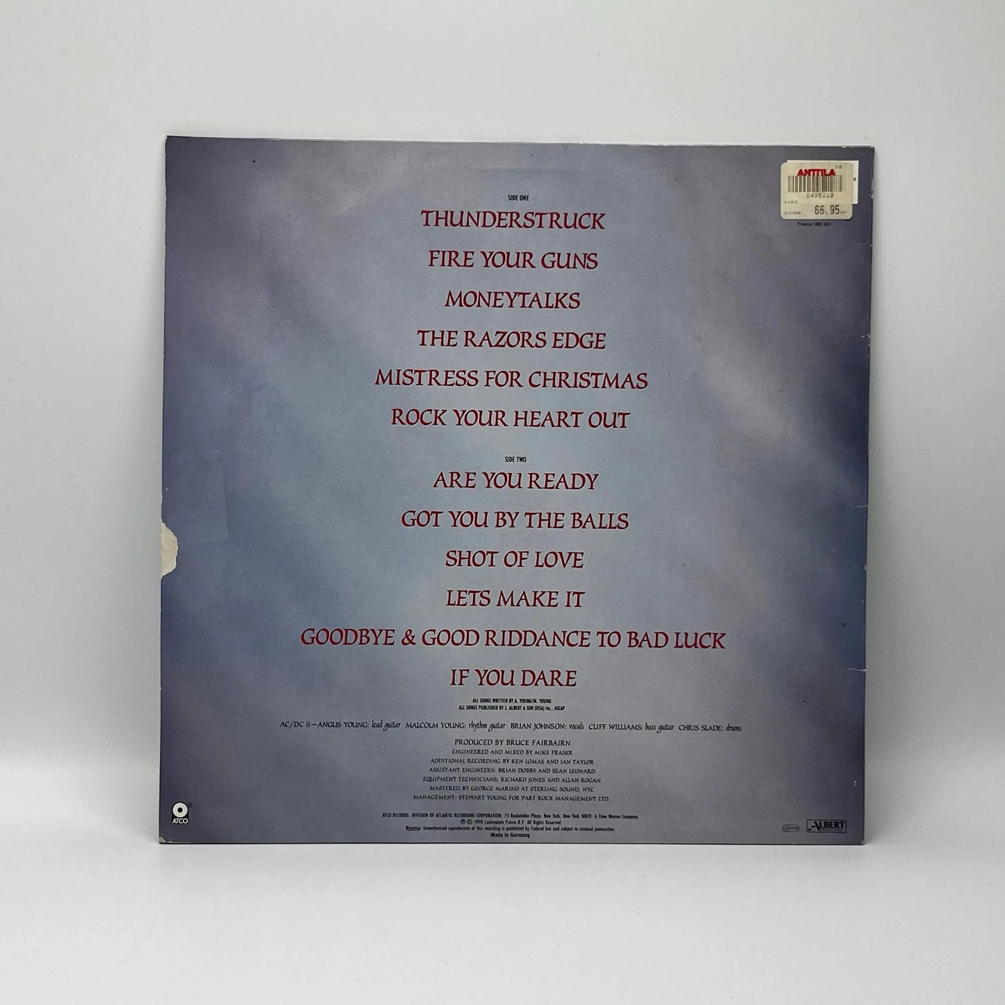 AC/DC - The Razors Edge LP