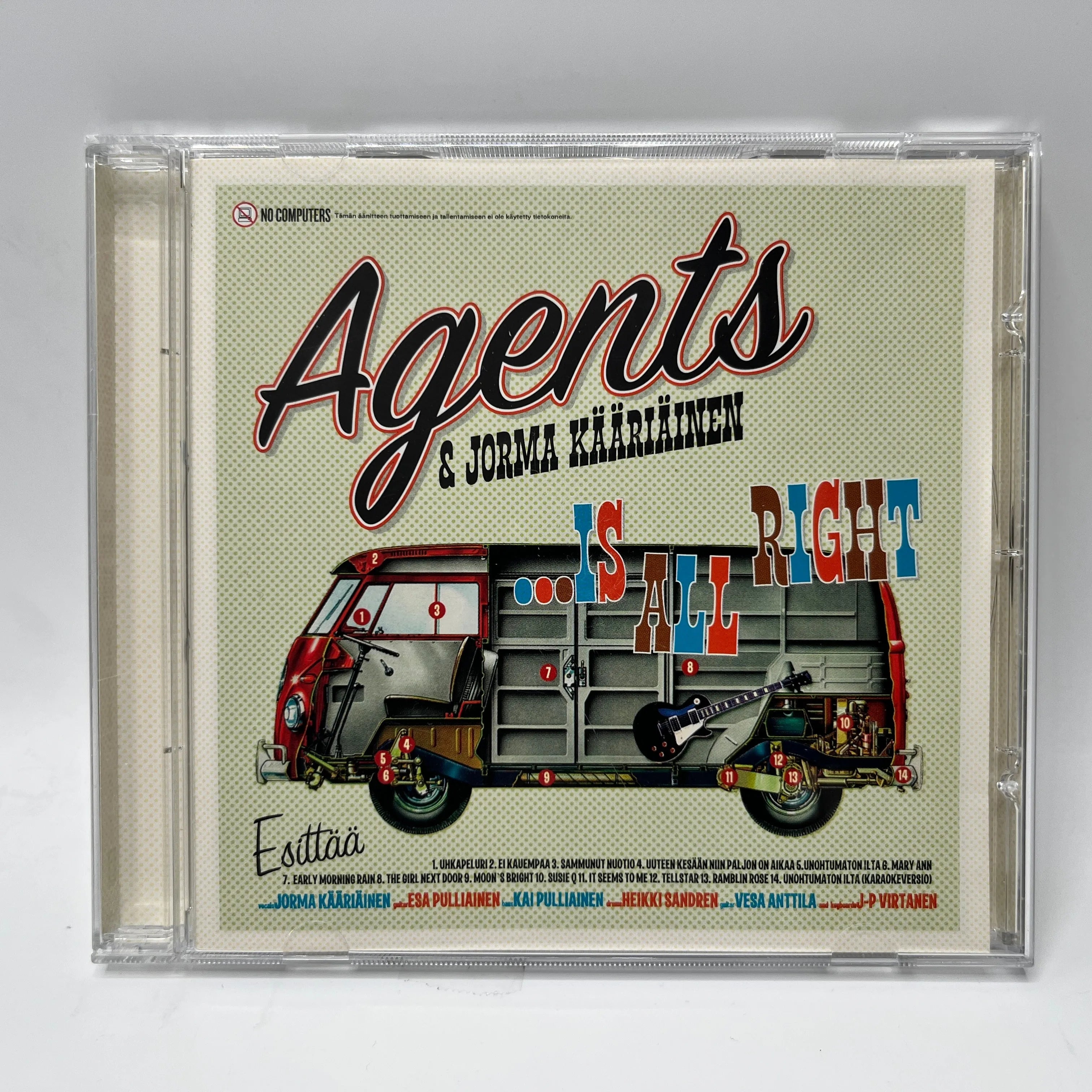 Agents & Jorma Kääriäinen – Agents & Jorma Kääriäinen... Is All Right CD