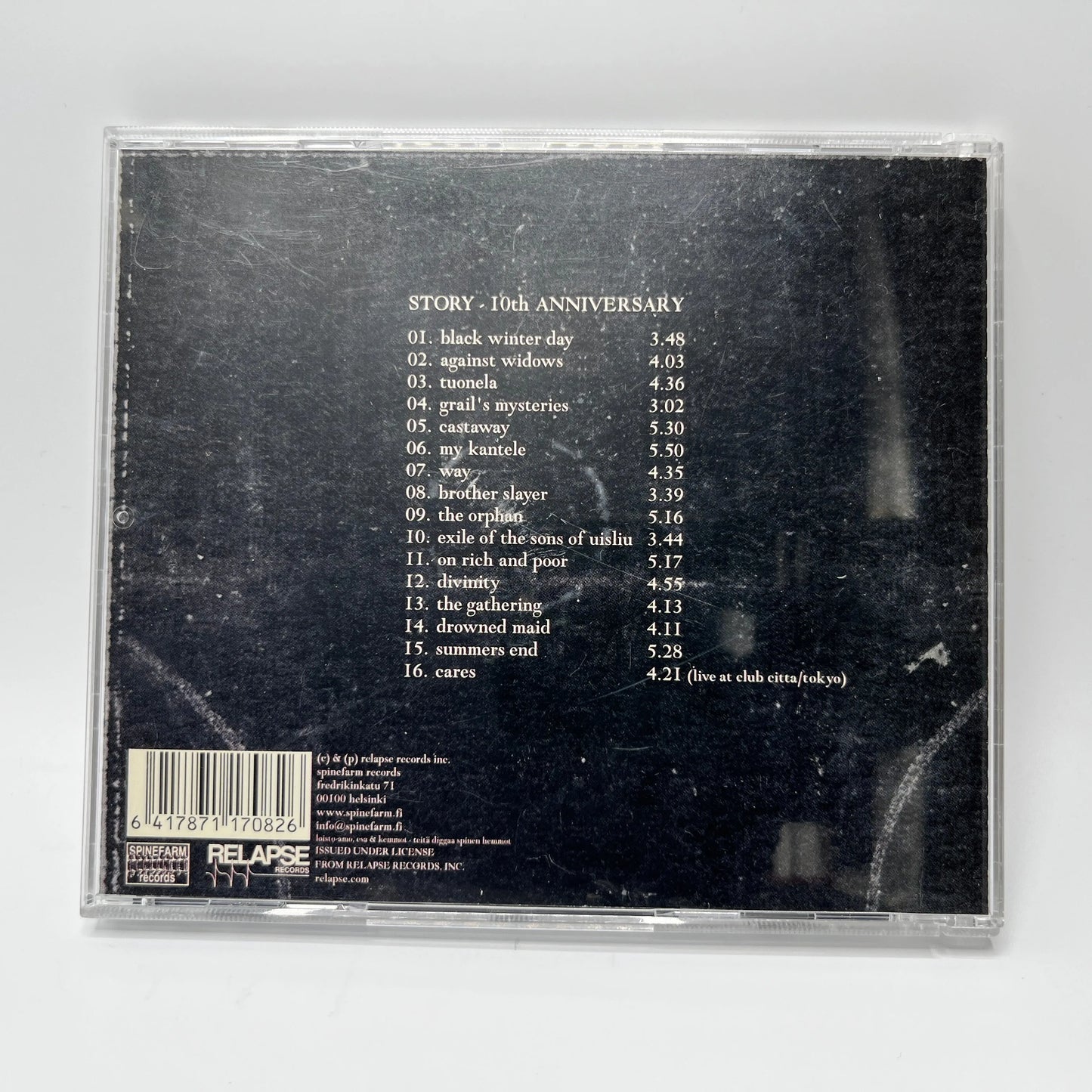 Amorphis - Story 10th Anniversary CD