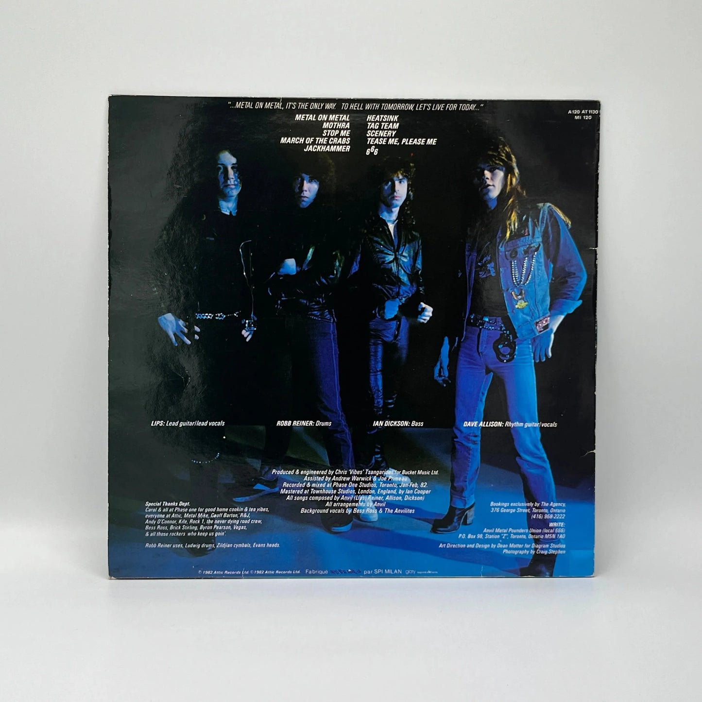 Anvil - Metal On Metal LP
