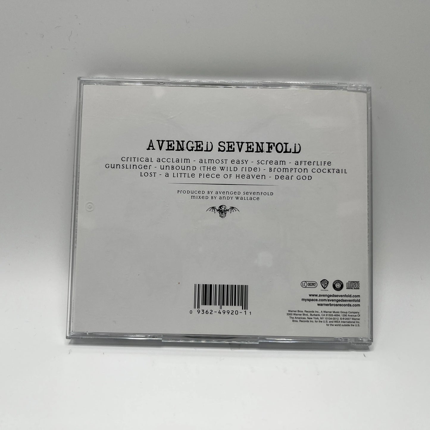 Avenged Sevenfold - Avenged Sevenfold CD