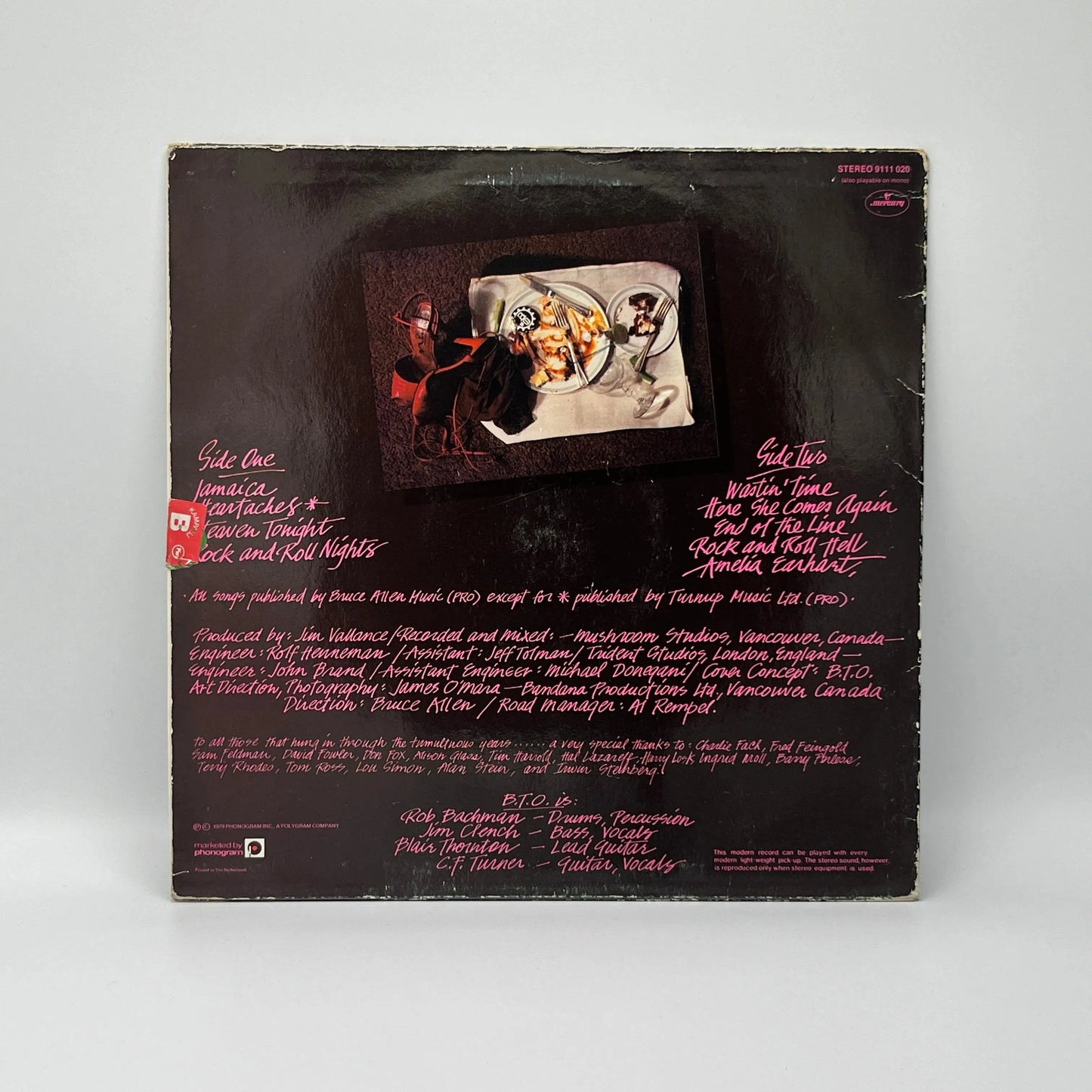 Bachman-Turner Overdrive - Rock N' Roll Nights LP