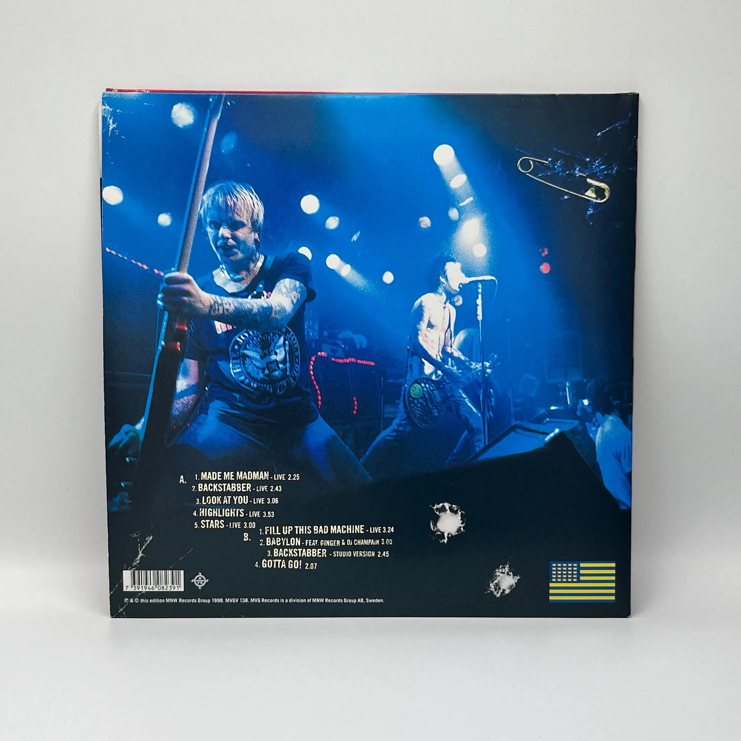 Backyard Babies - Safety Pin & Leopard Skin LP