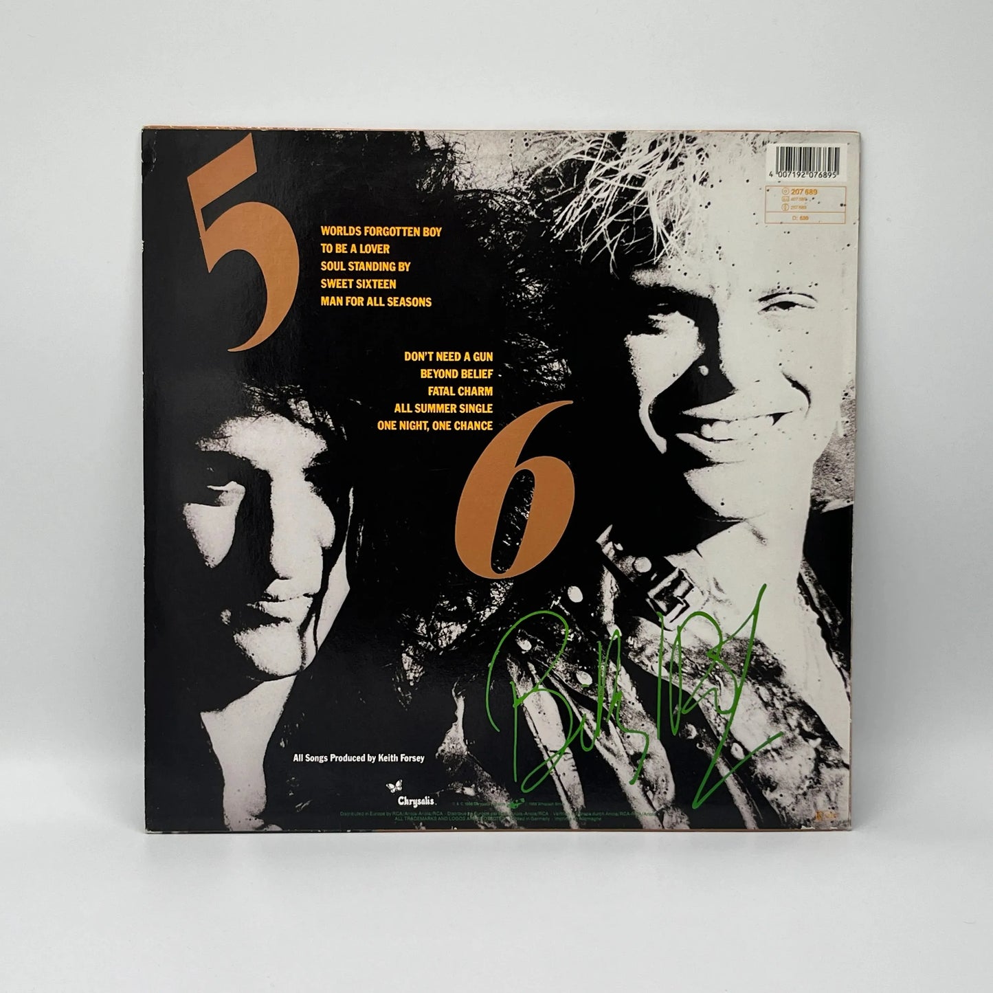Billy Idol - Whiplash Smile LP