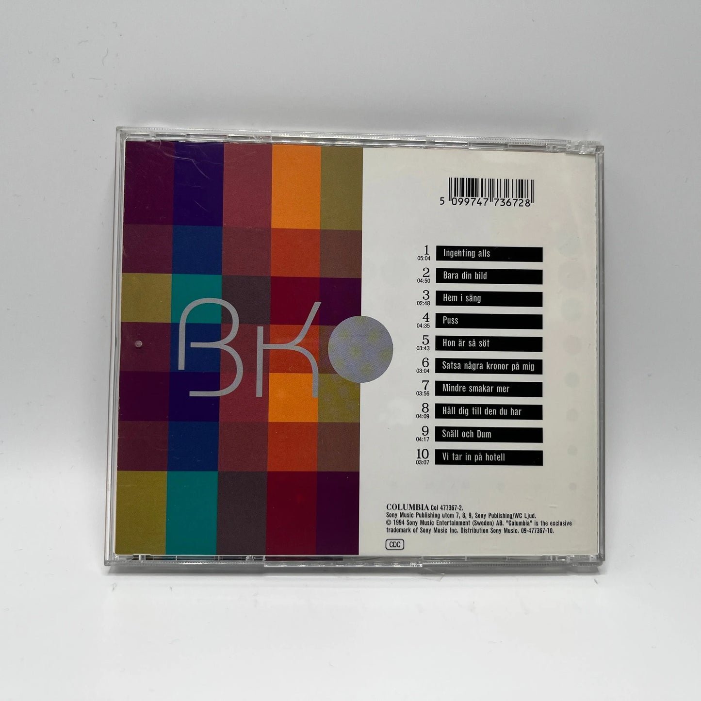 Bo Kaspers Orkester - På Hotell CD
