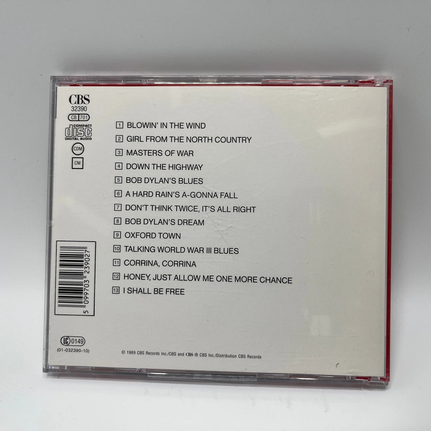 Bob Dylan - The Freewheelin' CD