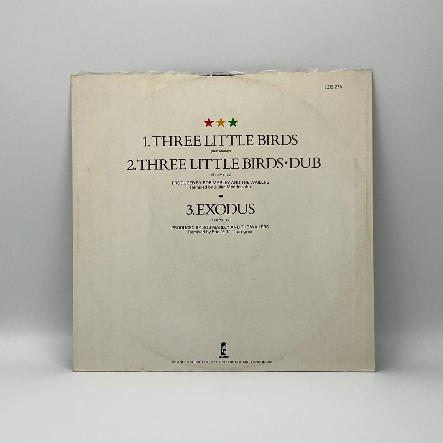 Bob Marley And The Wailers - Three Little Birds Single