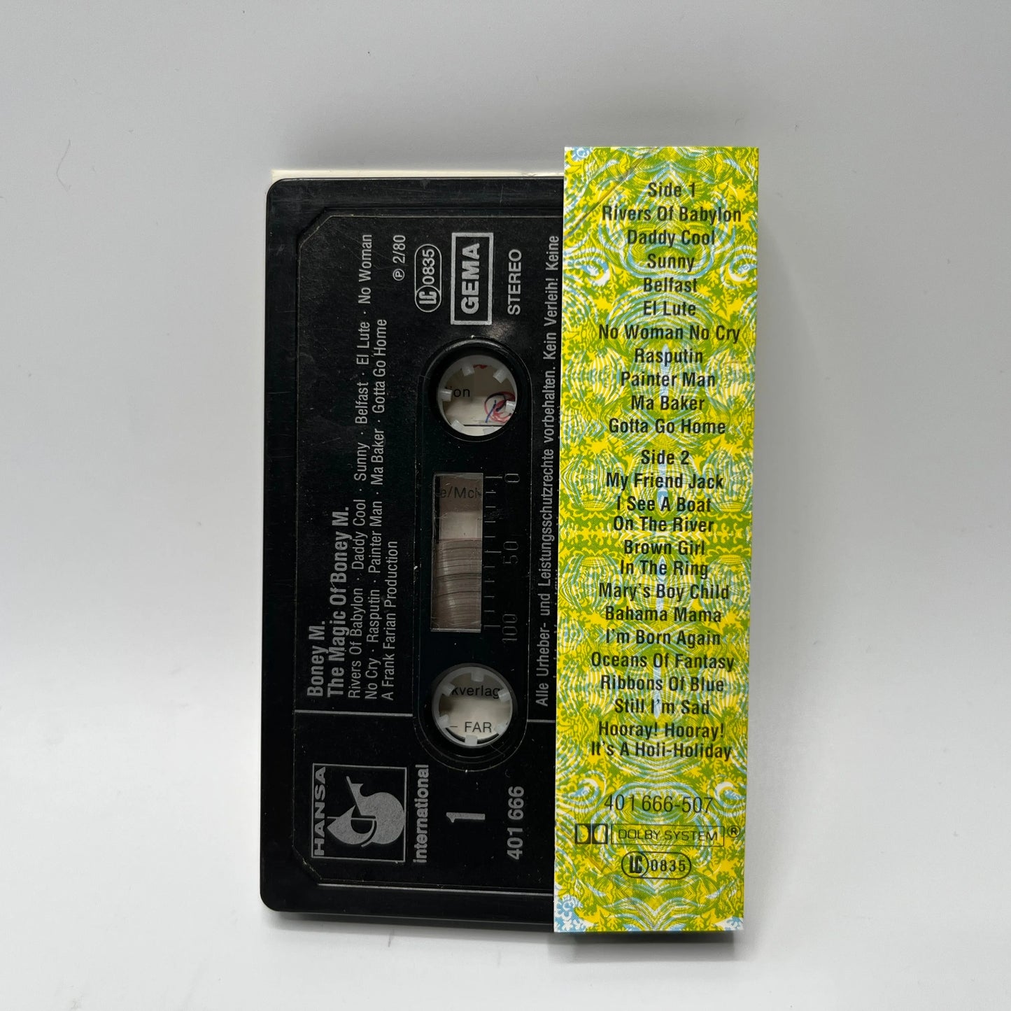 Boney M. – The Magic Of Boney M. - 20 Golden Hits C-Kasetti