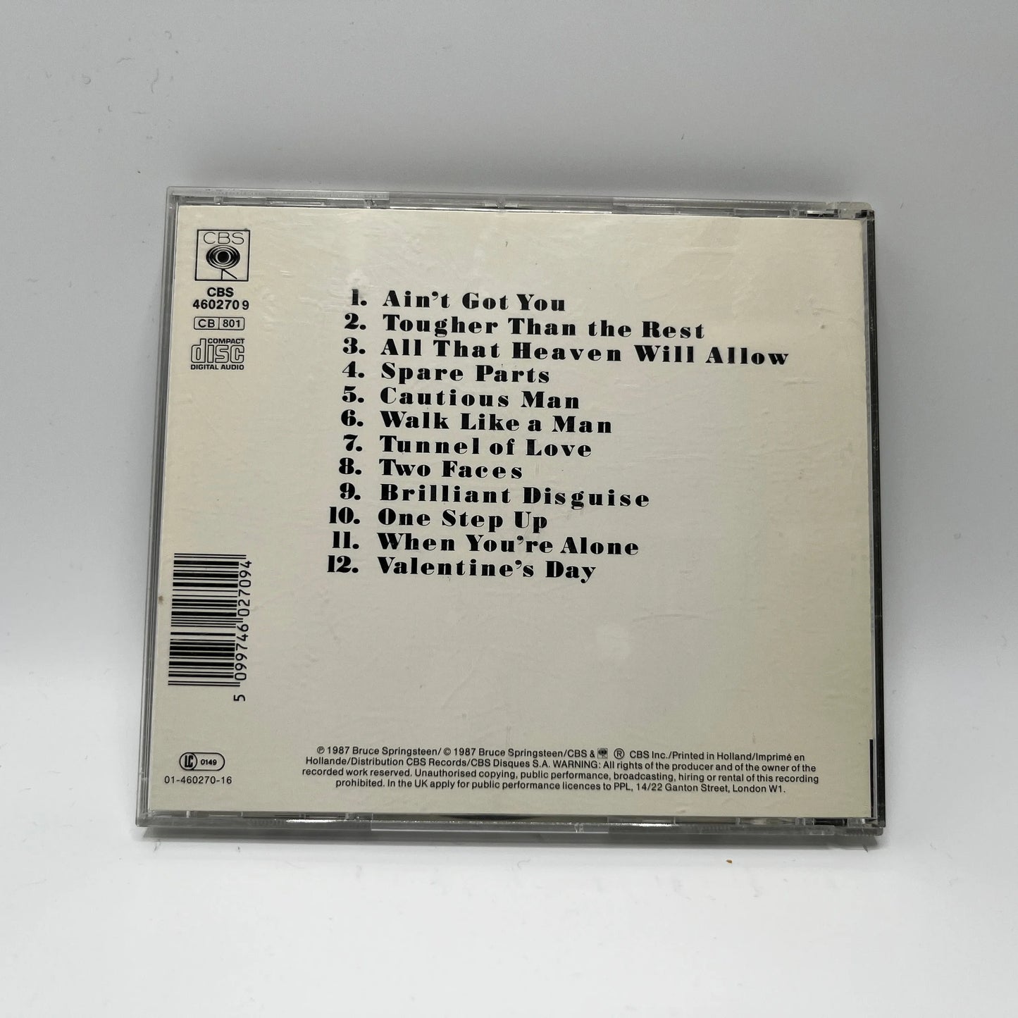 Bruce Springsteen - Tunnel Of Love CD