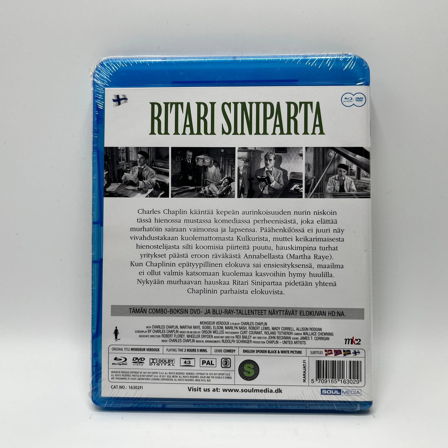 Charlie Chaplin - Ritari Siniparta (Blu-Ray)