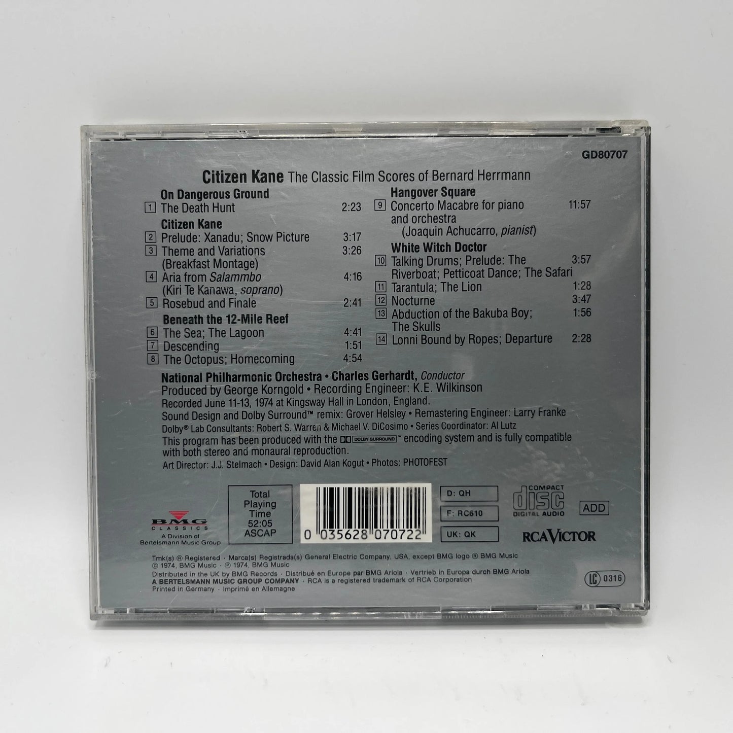 Citizen Kane - Soundtrack CD