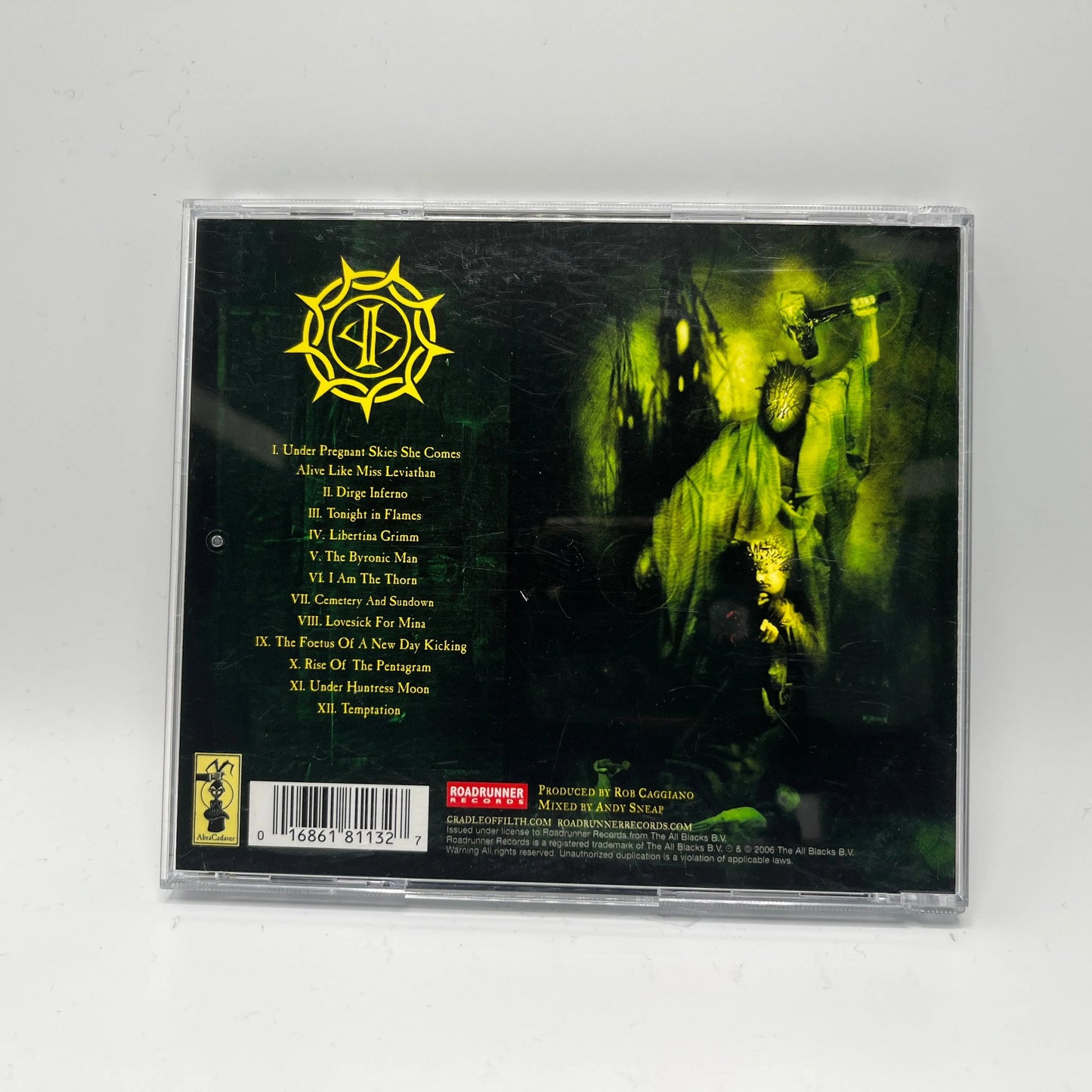 Cradle Of Filth - Thornography CD