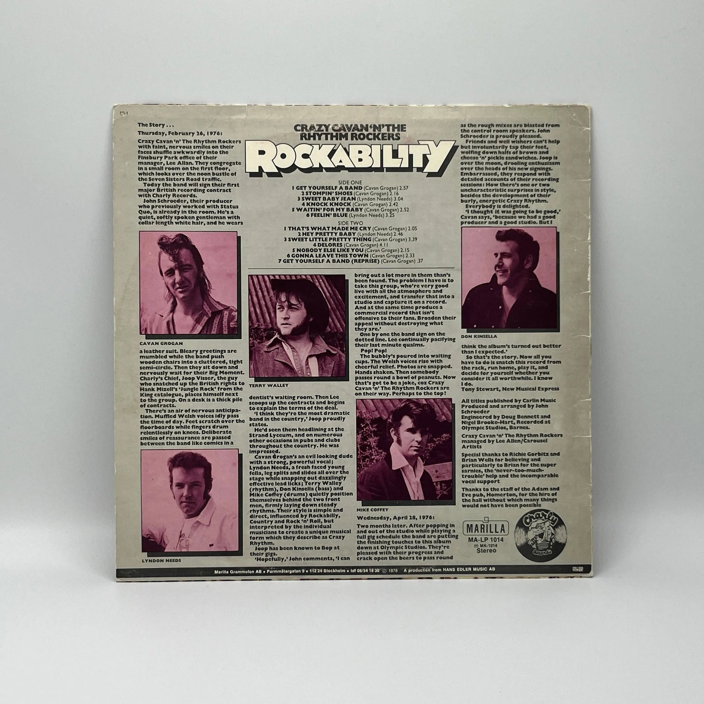 Crazy Cavan 'N' The Rhythm Rockers - Rockability LP