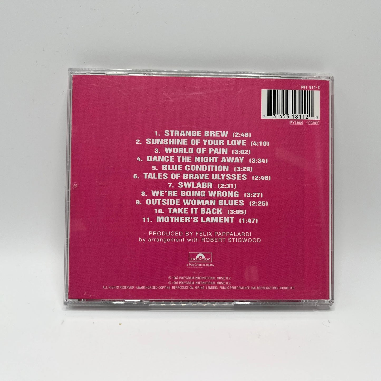 Cream - Disraeli Gears CD