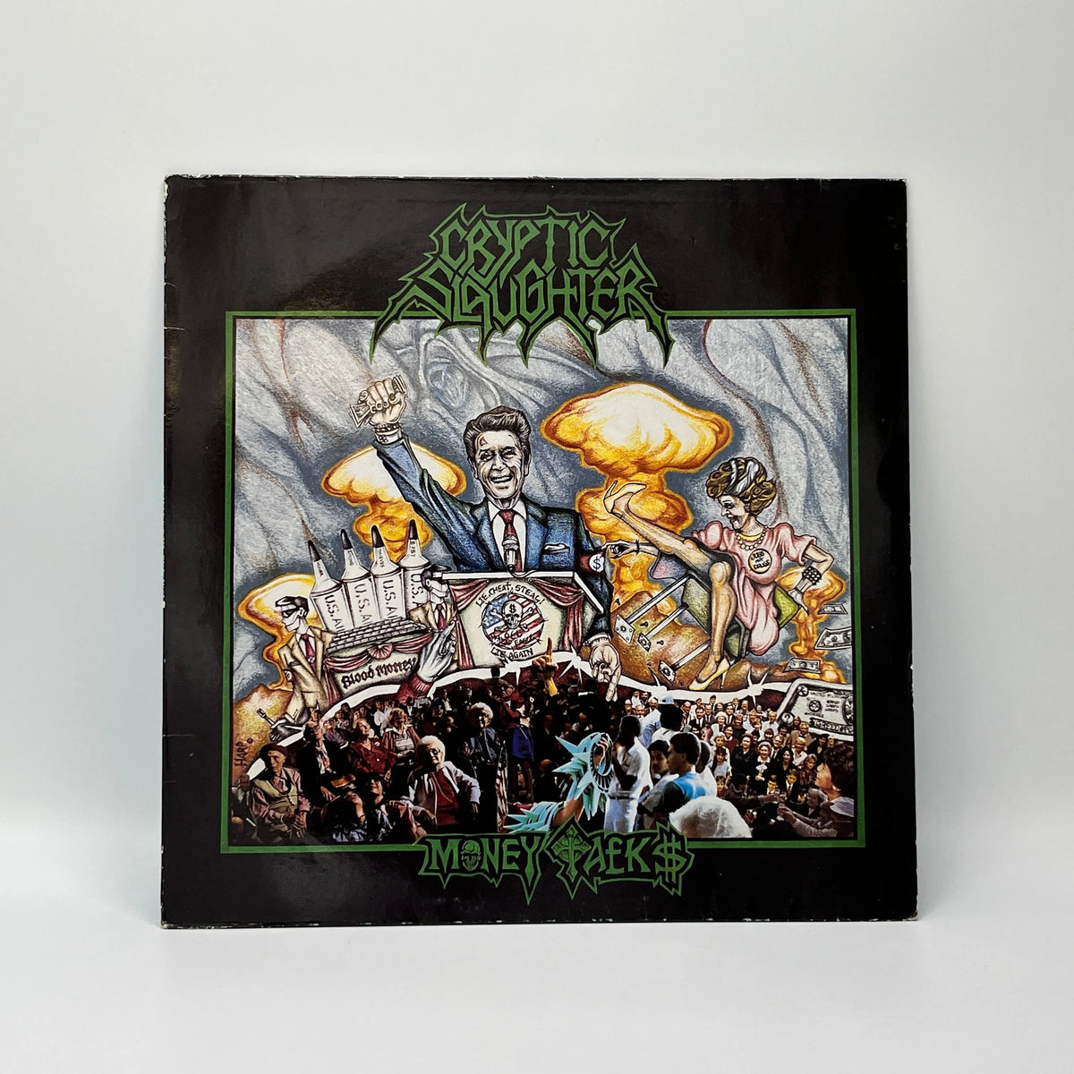 Cryptic Slaughter – Money Talks LP – Bad Record Store