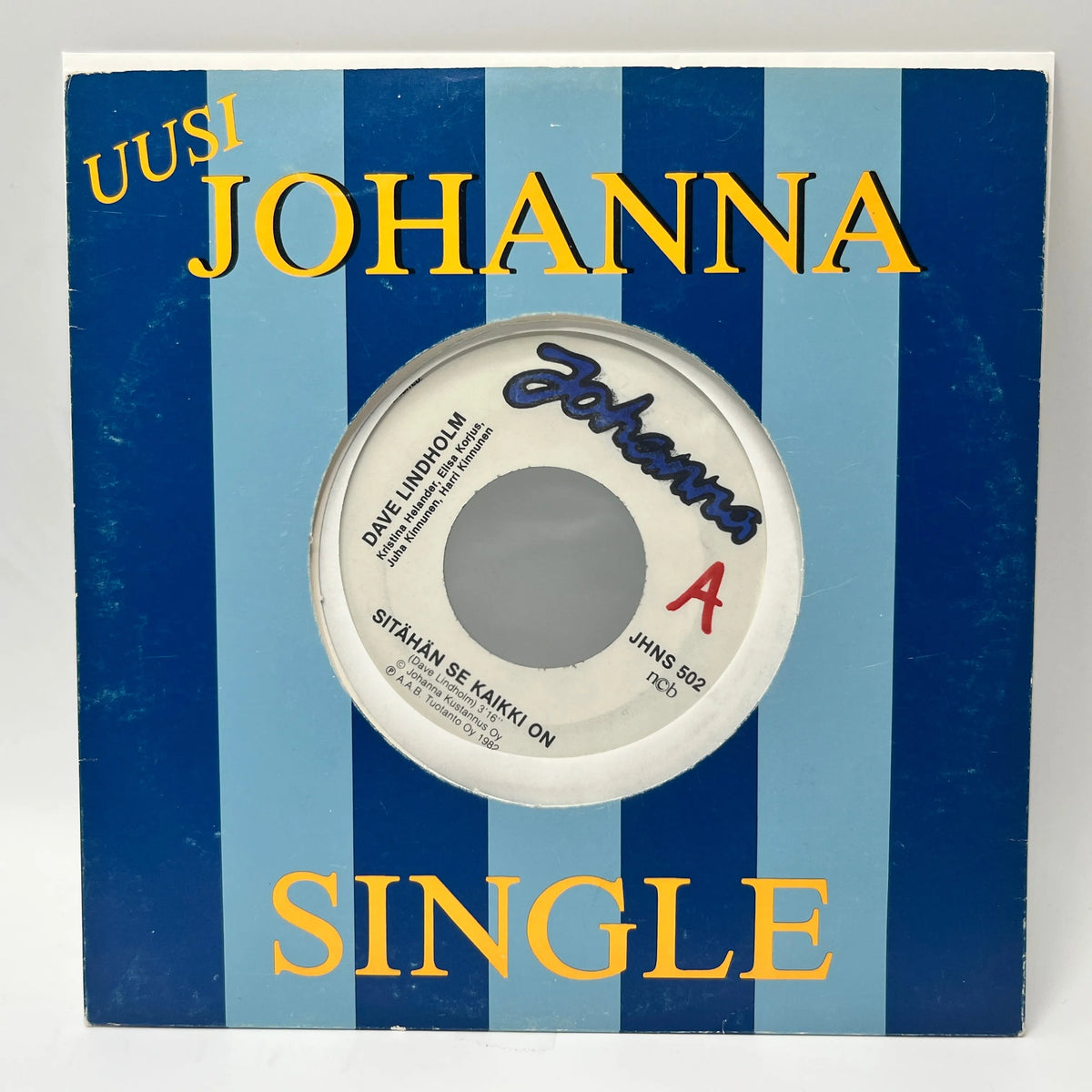 Dave Lindholm – Sitähän Se Kaikki On / Näyttelijä Single