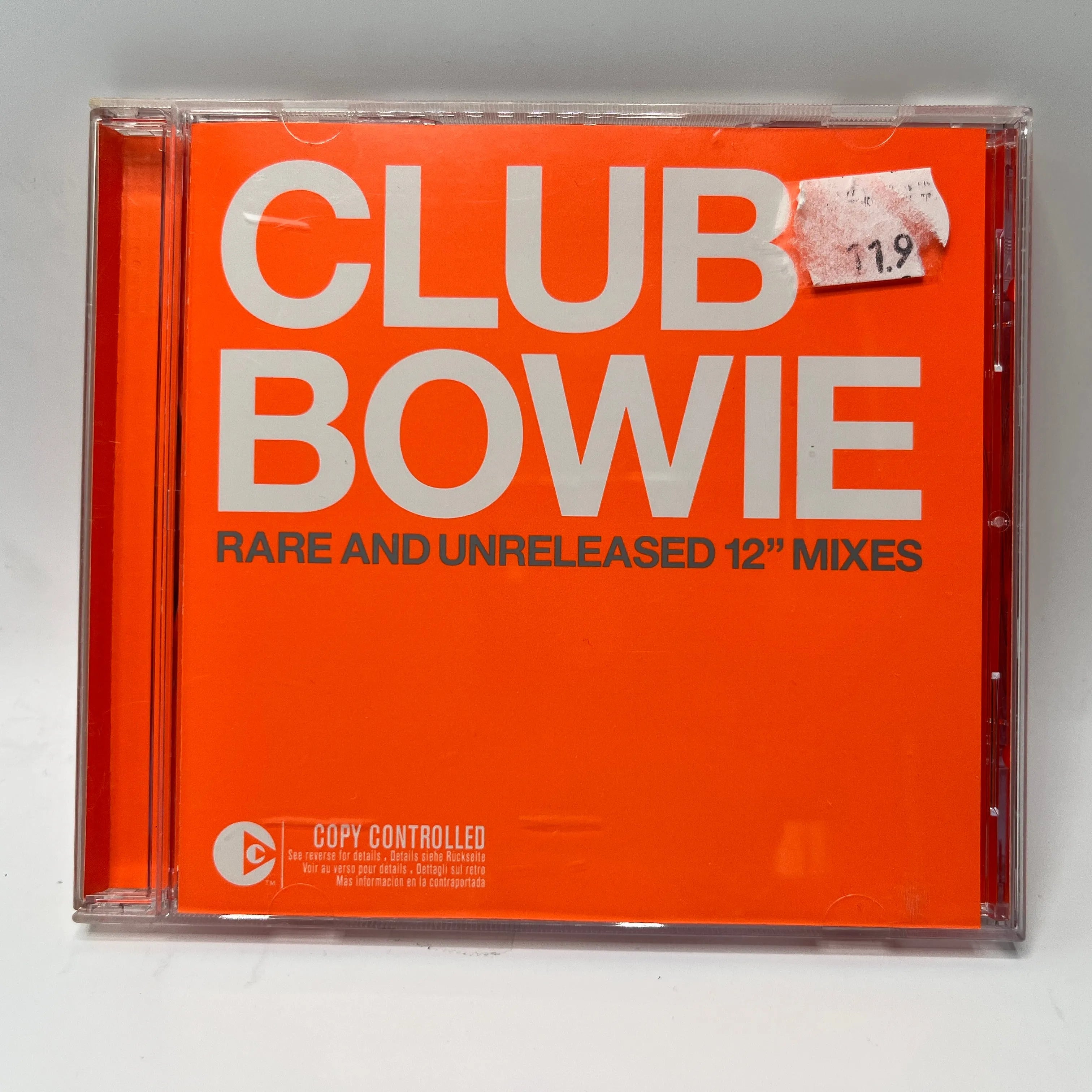 David Bowie – Club Bowie (Rare And Unreleased 12" Mixes) CD
