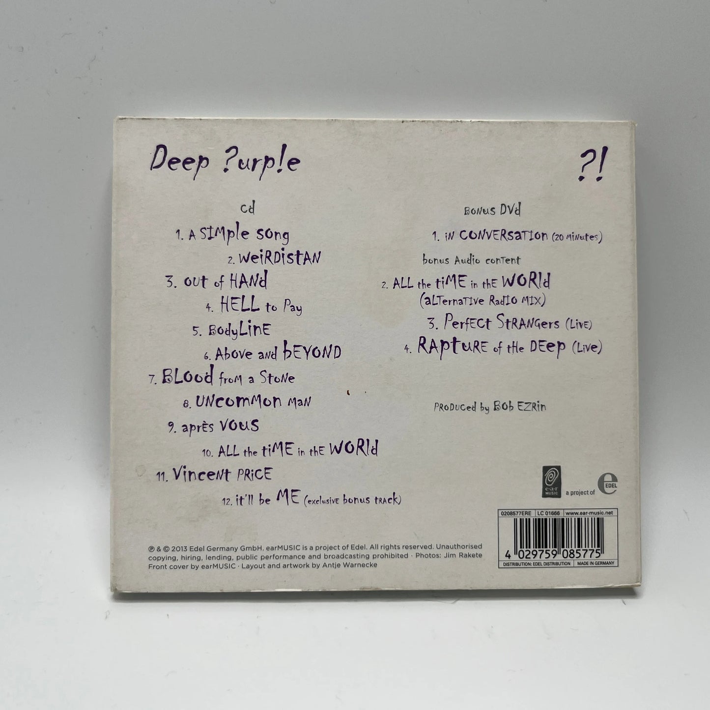 Deep Purple - Now What?! CD