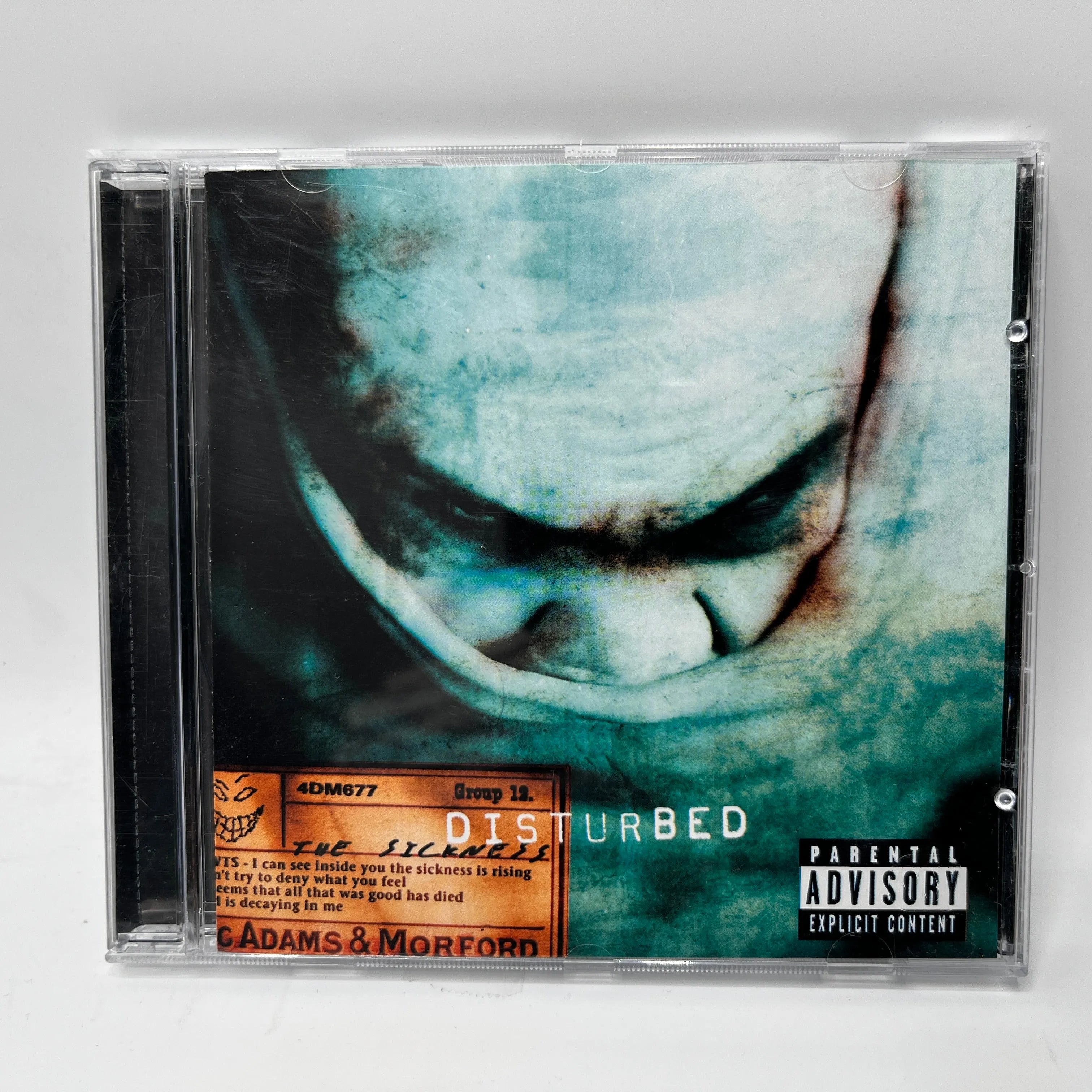 Disturbed - The Sickness CD