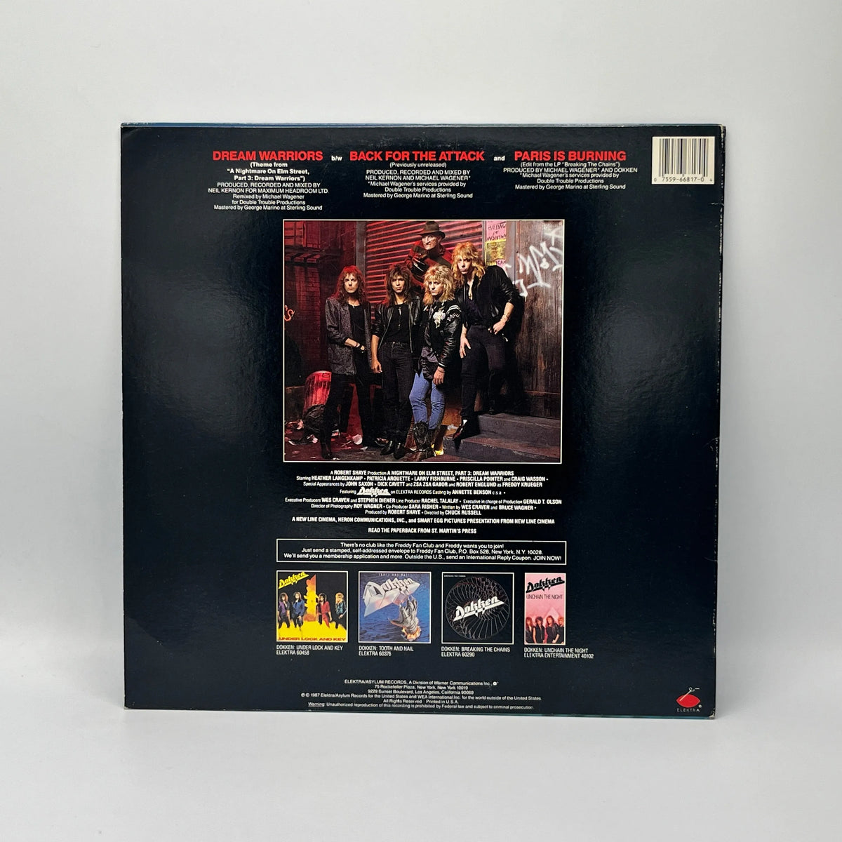 Dokken – Dream Warriors (Theme From A Nightmare On Elm Street 3) 12"