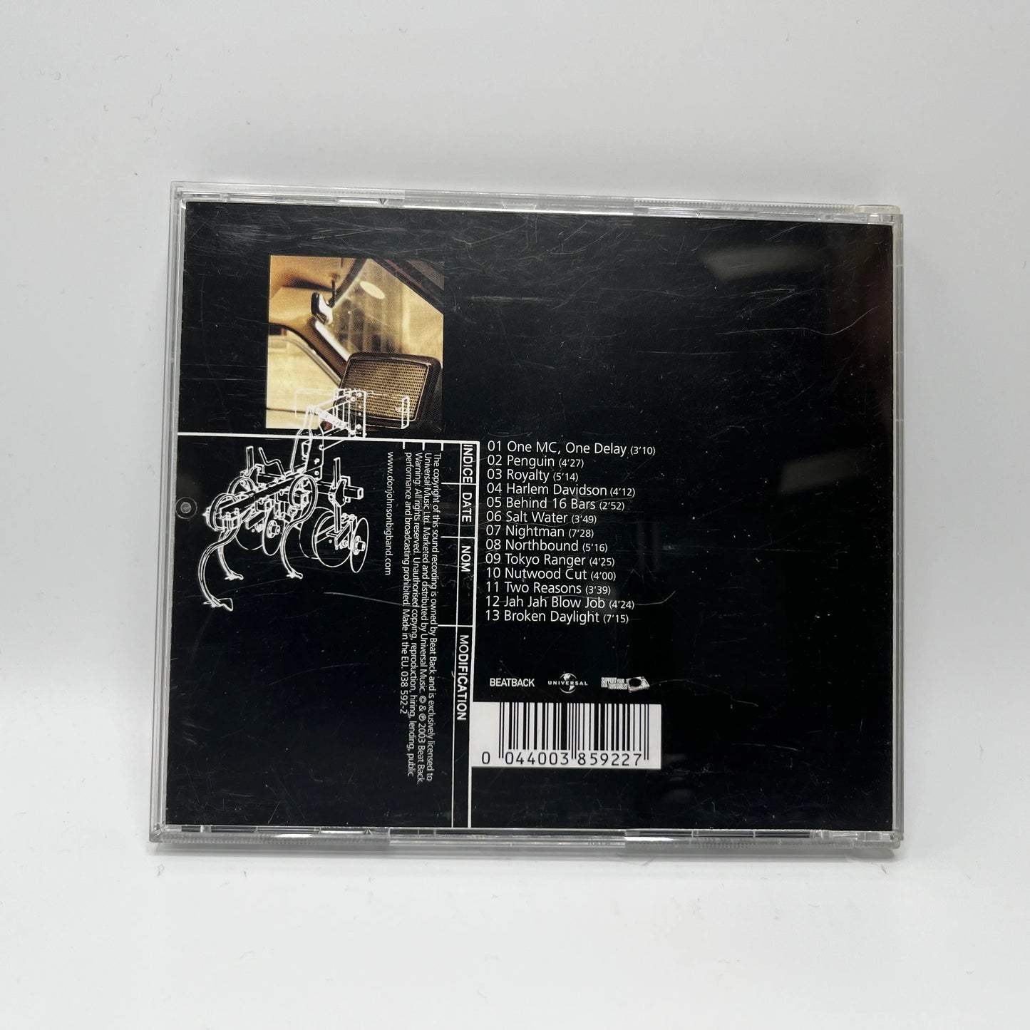 Don Johnson Big Band - Breaking Daylight CD