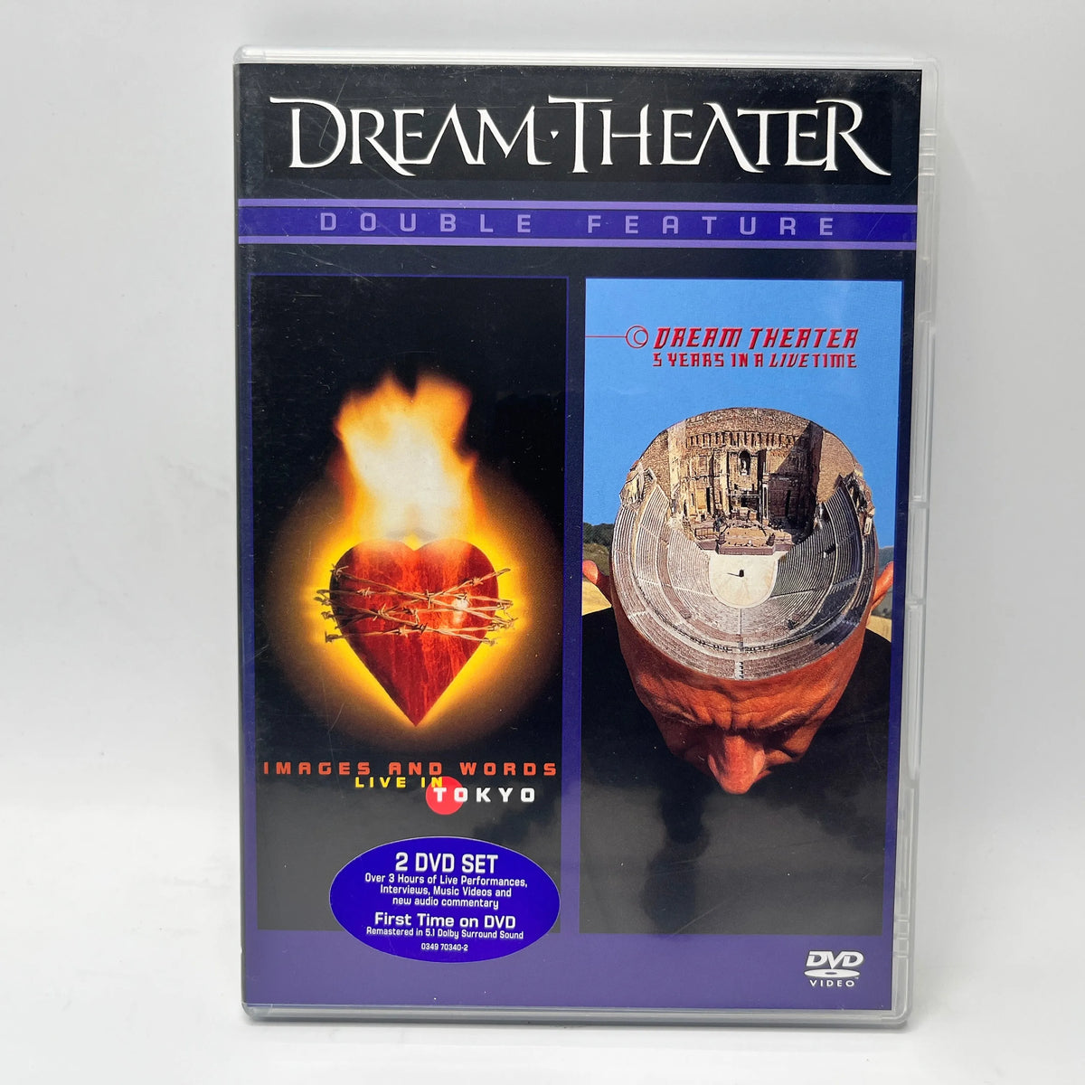 Dream Theater – Double Feature: Images And Words, Live In Tokyo / Dream Theater, 5 Years In A Live Time (DVD)