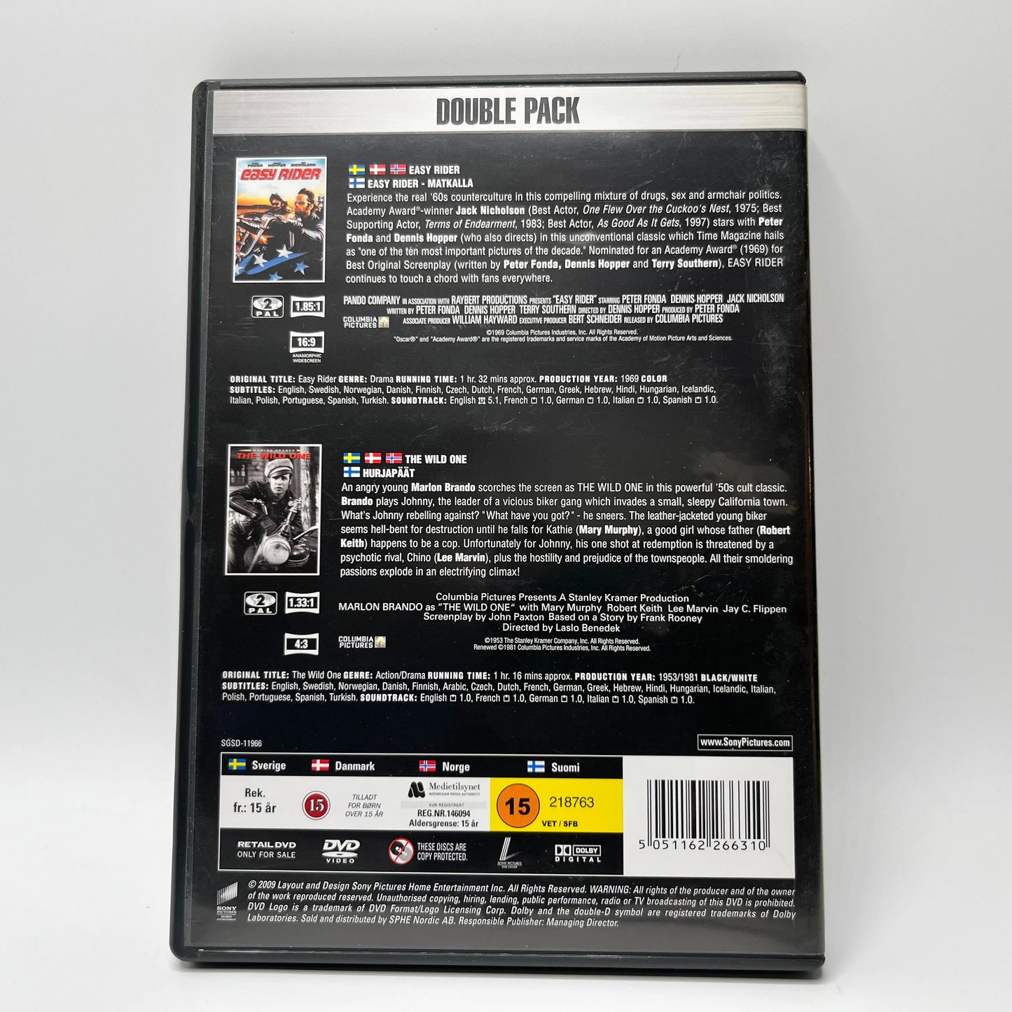 Easy Rider & The Wild One - Double Pack (DVD)