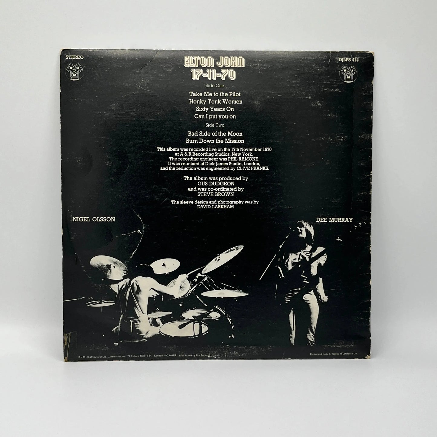 Elton John - 17-11-70 LP