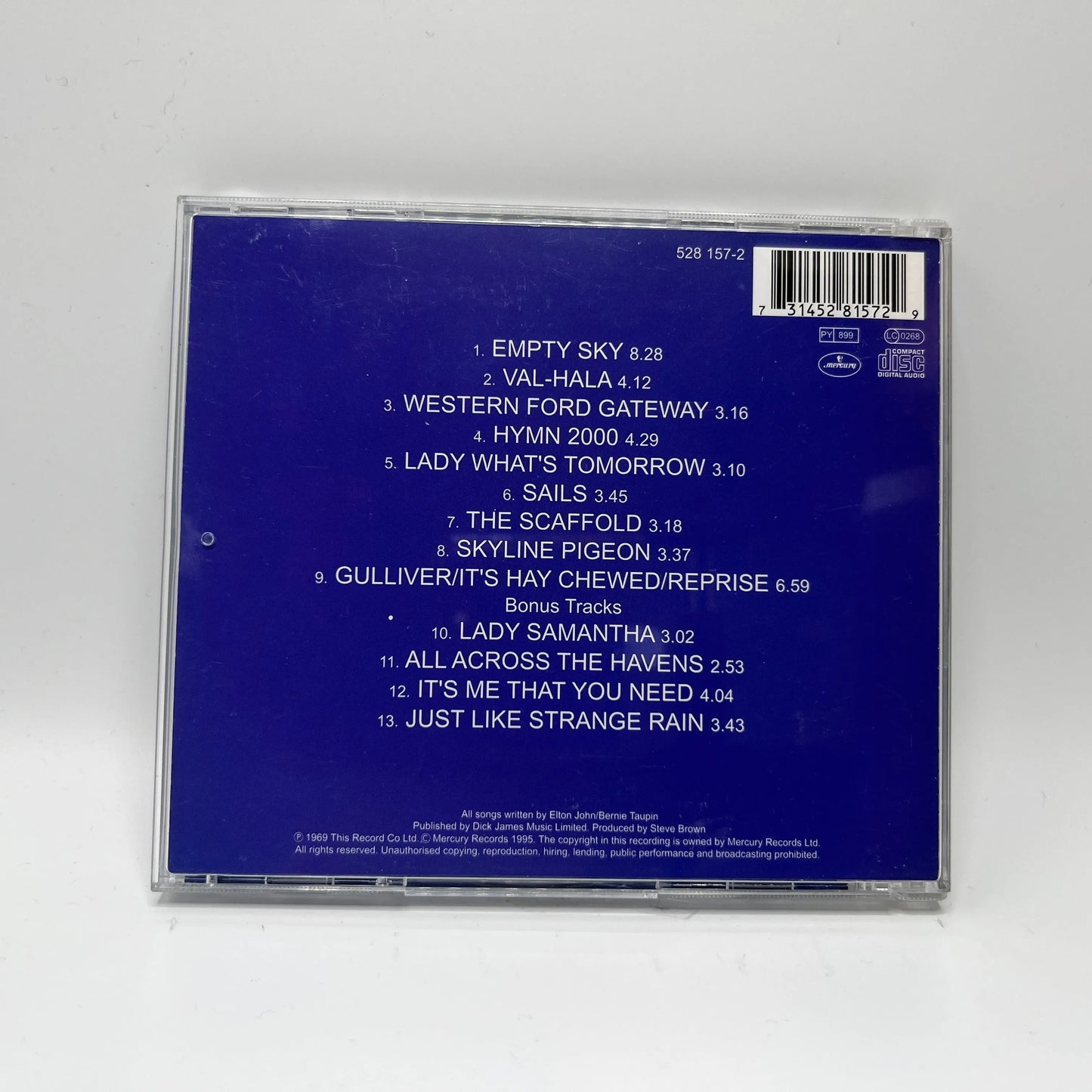 Elton John - Empty Sky CD