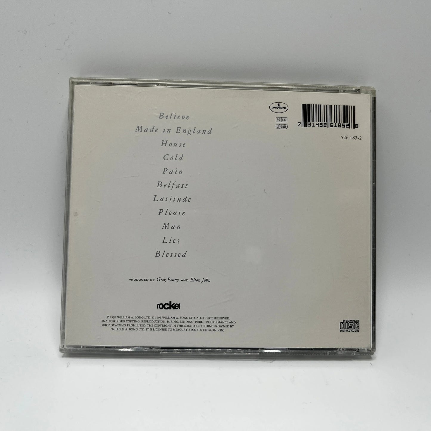 Elton John - Made In England CD