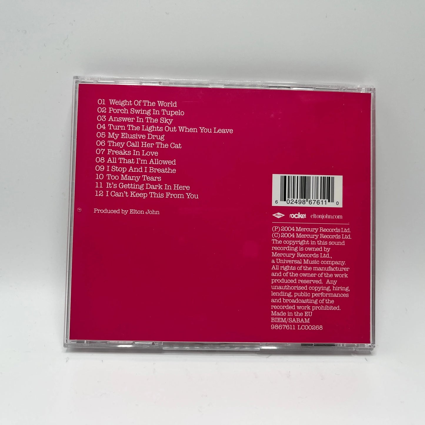 Elton John - Peachtree Road CD