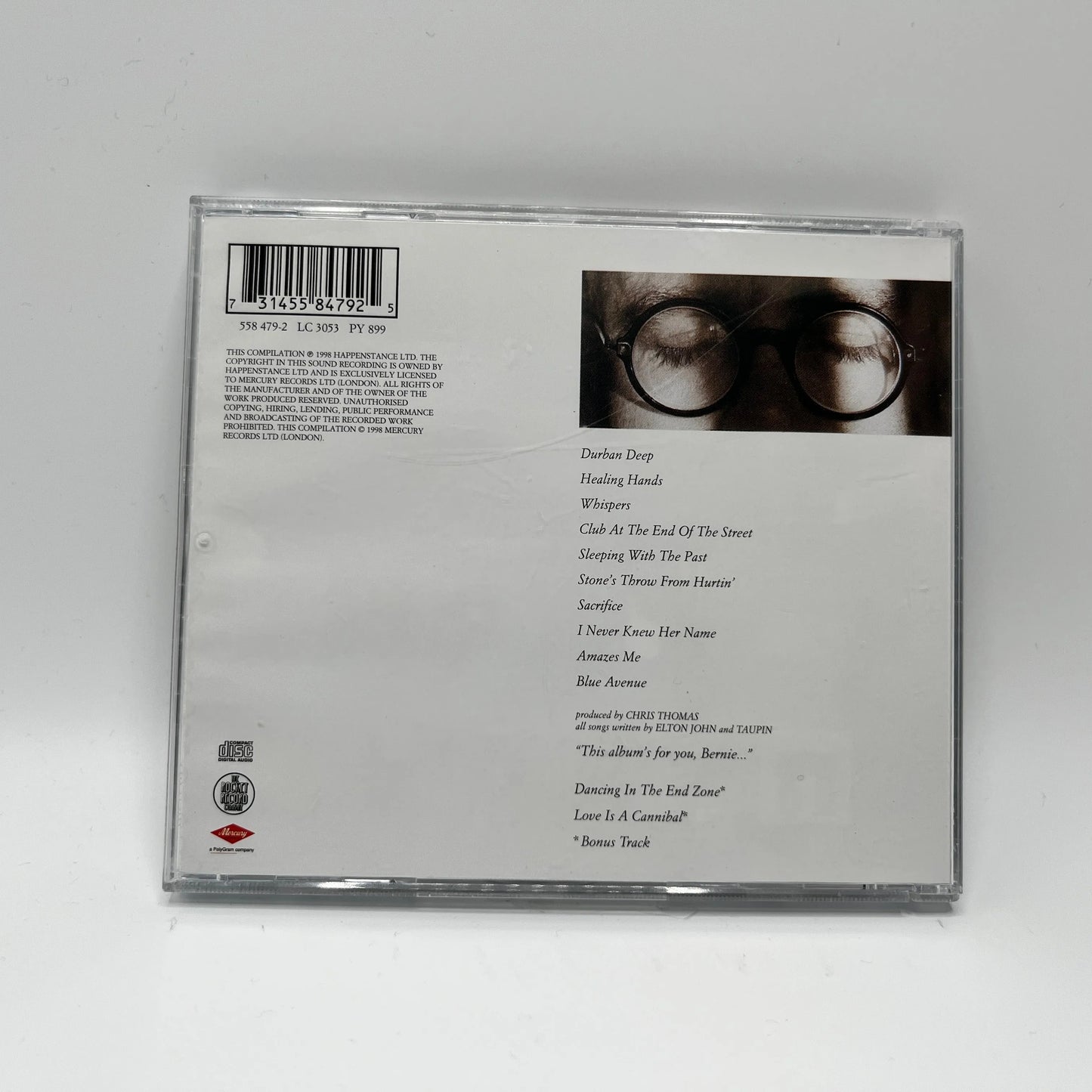 Elton John - Sleeping With The Past CD