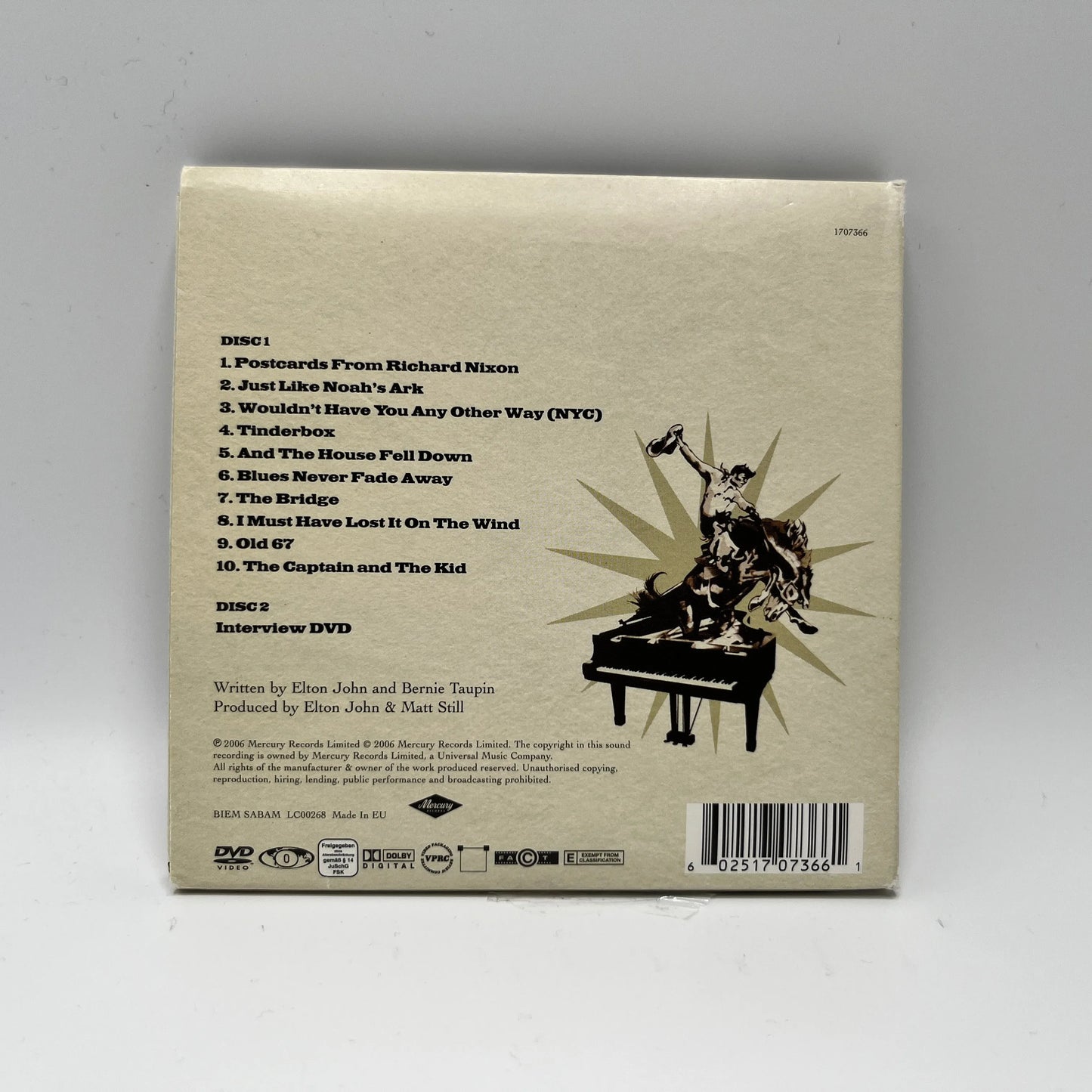 Elton John - The Captain & The Kid CD