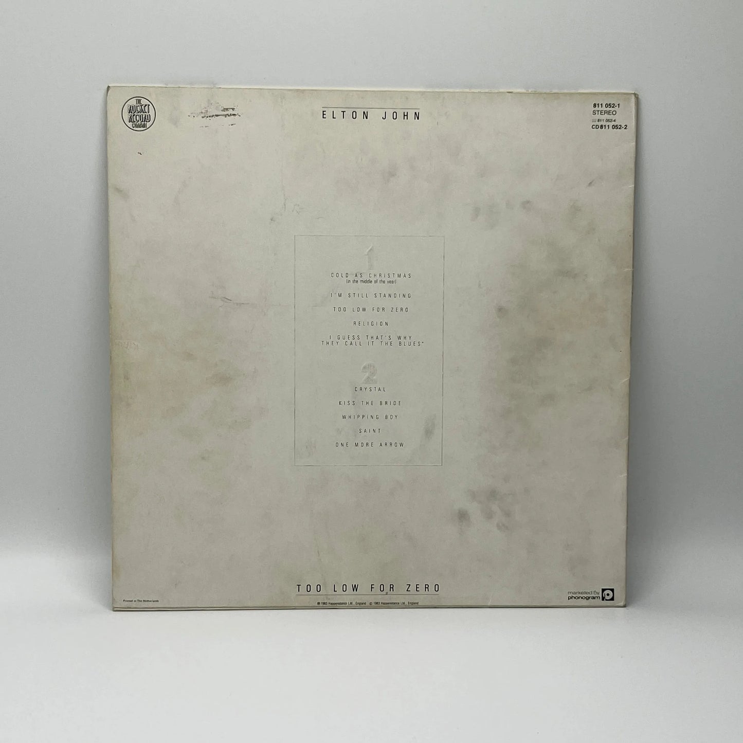Elton John - Too Low For Zero LP