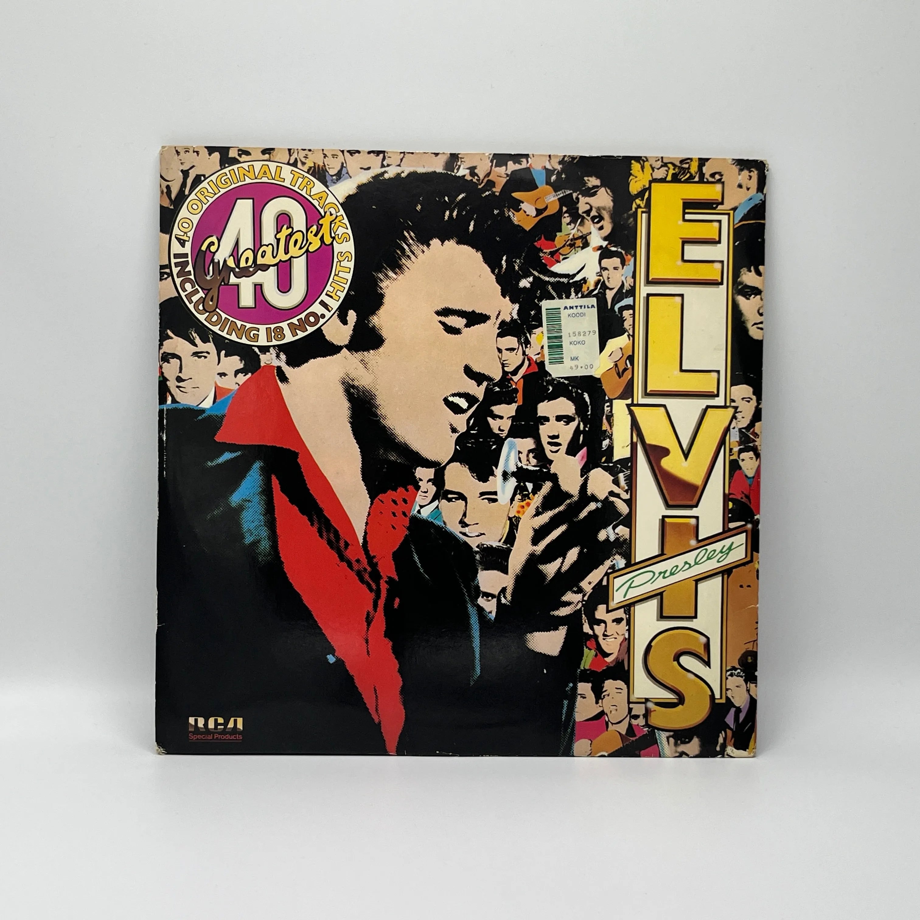 Elvis Presley - 40 Original Tracks Including 18 No.1 Hits 2LP