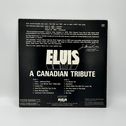 Elvis Presley - A Canadian Tribute LP