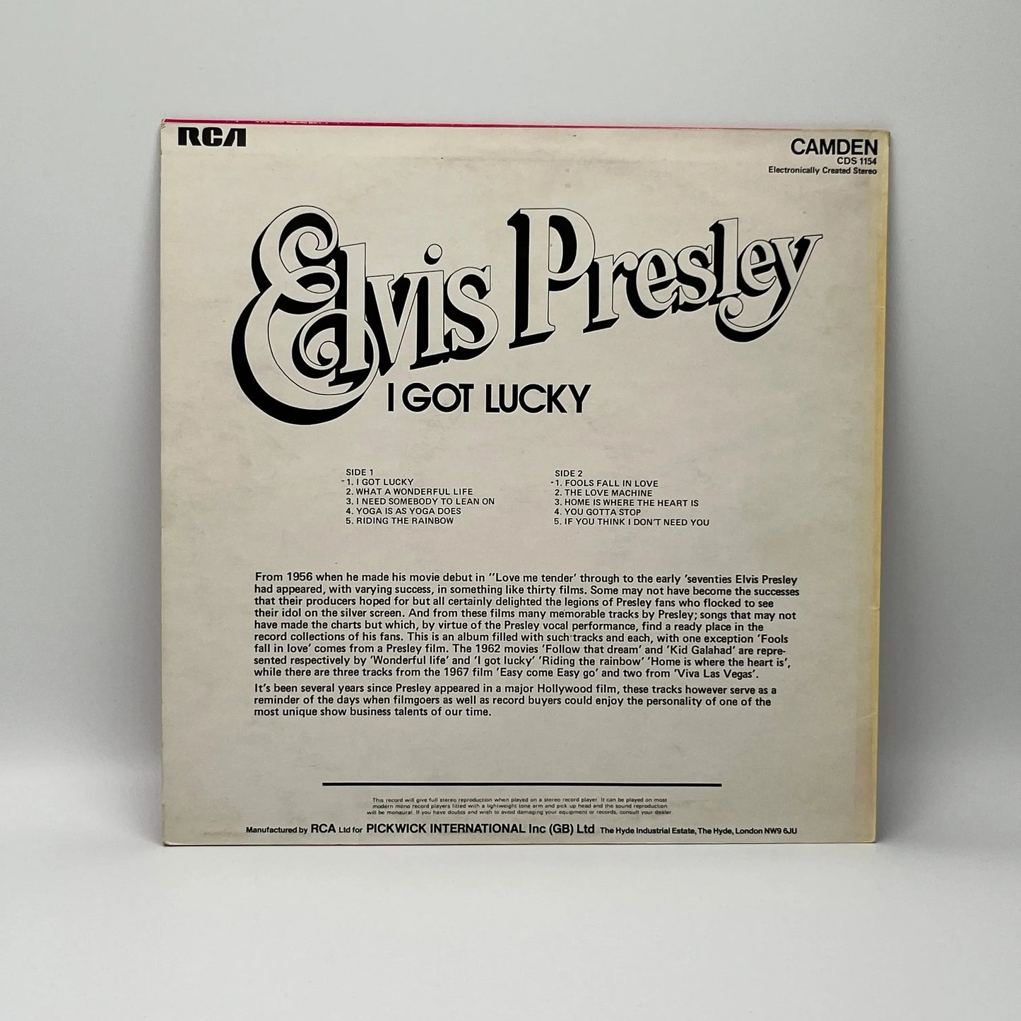 Elvis Presley - I Got Lucky LP