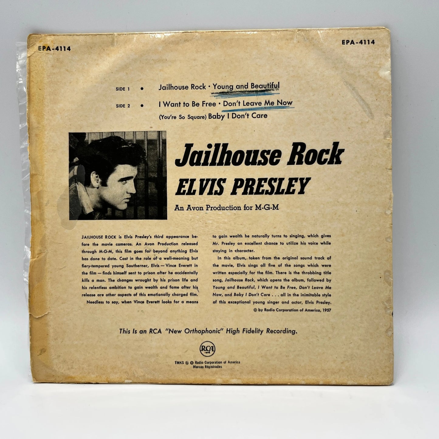 Elvis Presley – Jailhouse Rock EP