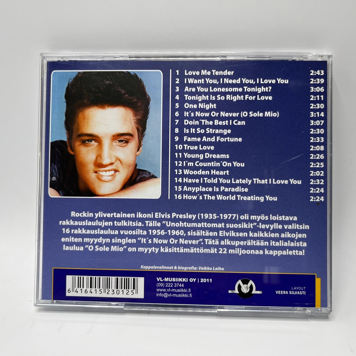 Elvis Presley - Love Me Tender Unohtumattomat Suosikit CD