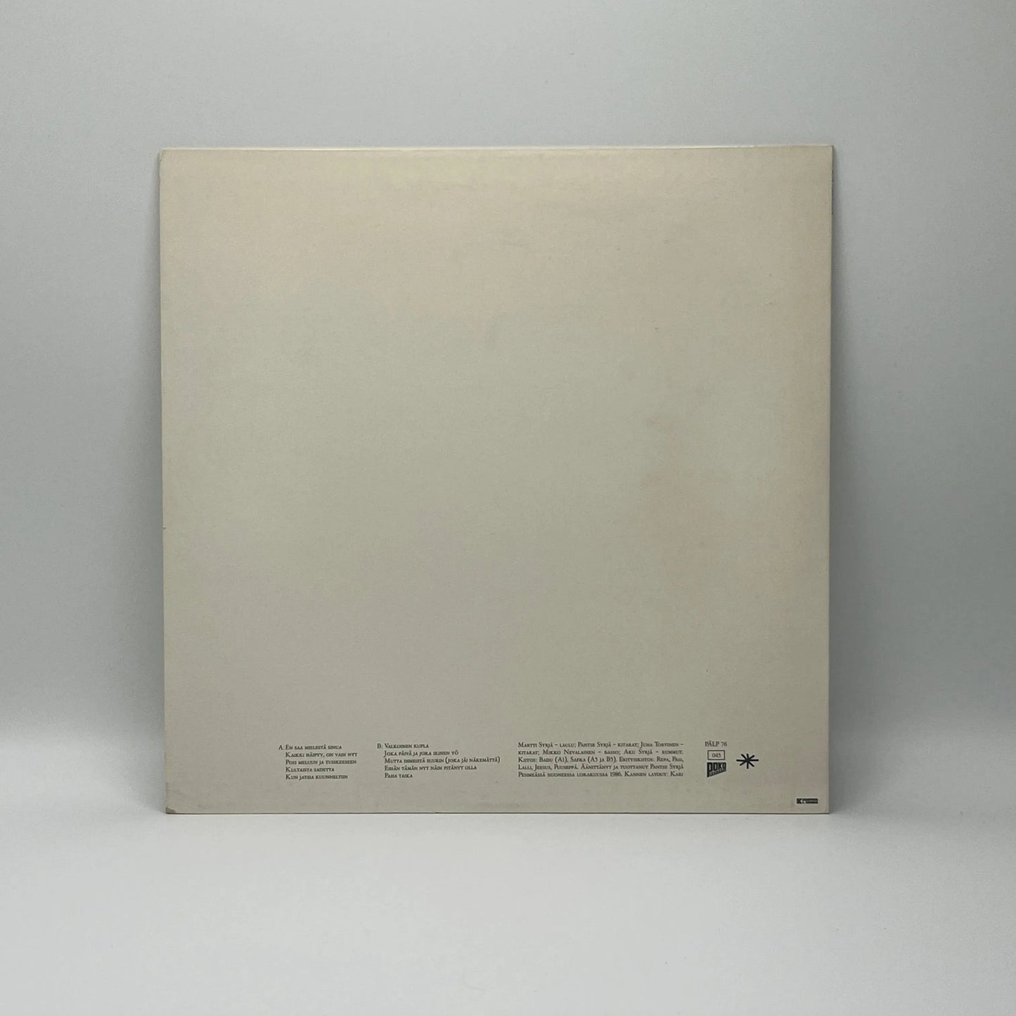 Eppu Normaali - Valkoinen Kupla LP