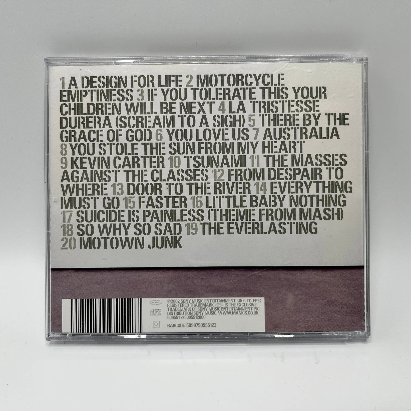 Forever Delayed Manic Street Preachers - The Greatest Hits CD