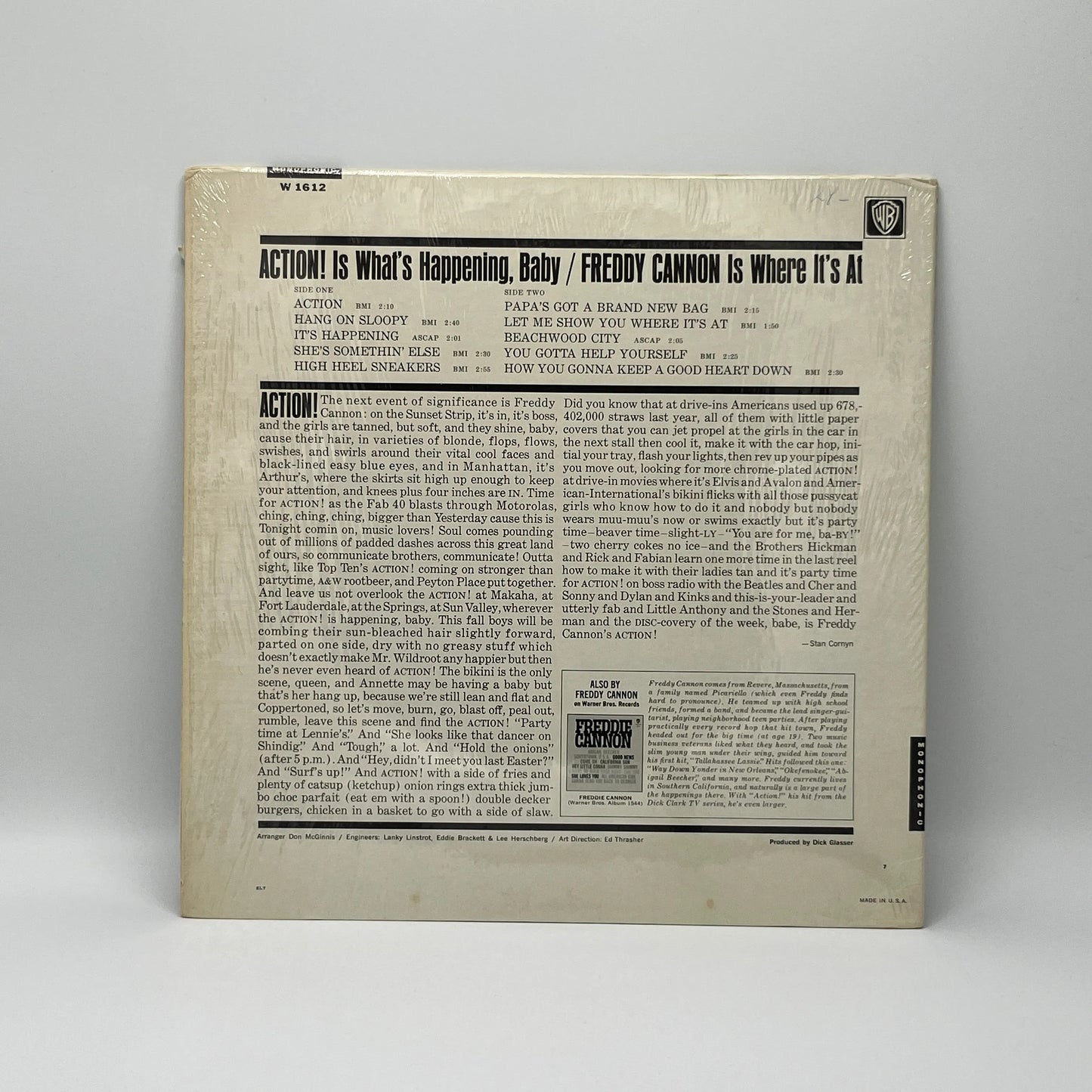 Freddy Cannon – Action! LP