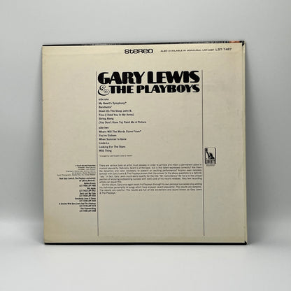 Gary Lewis & The Playboys – (You Don't Have To) Paint Me A Picture LP