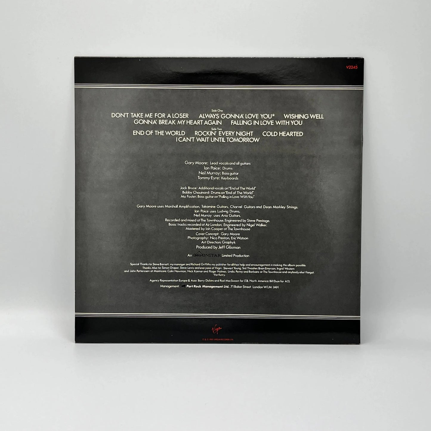 Gary Moore - Corridors Of Power LP