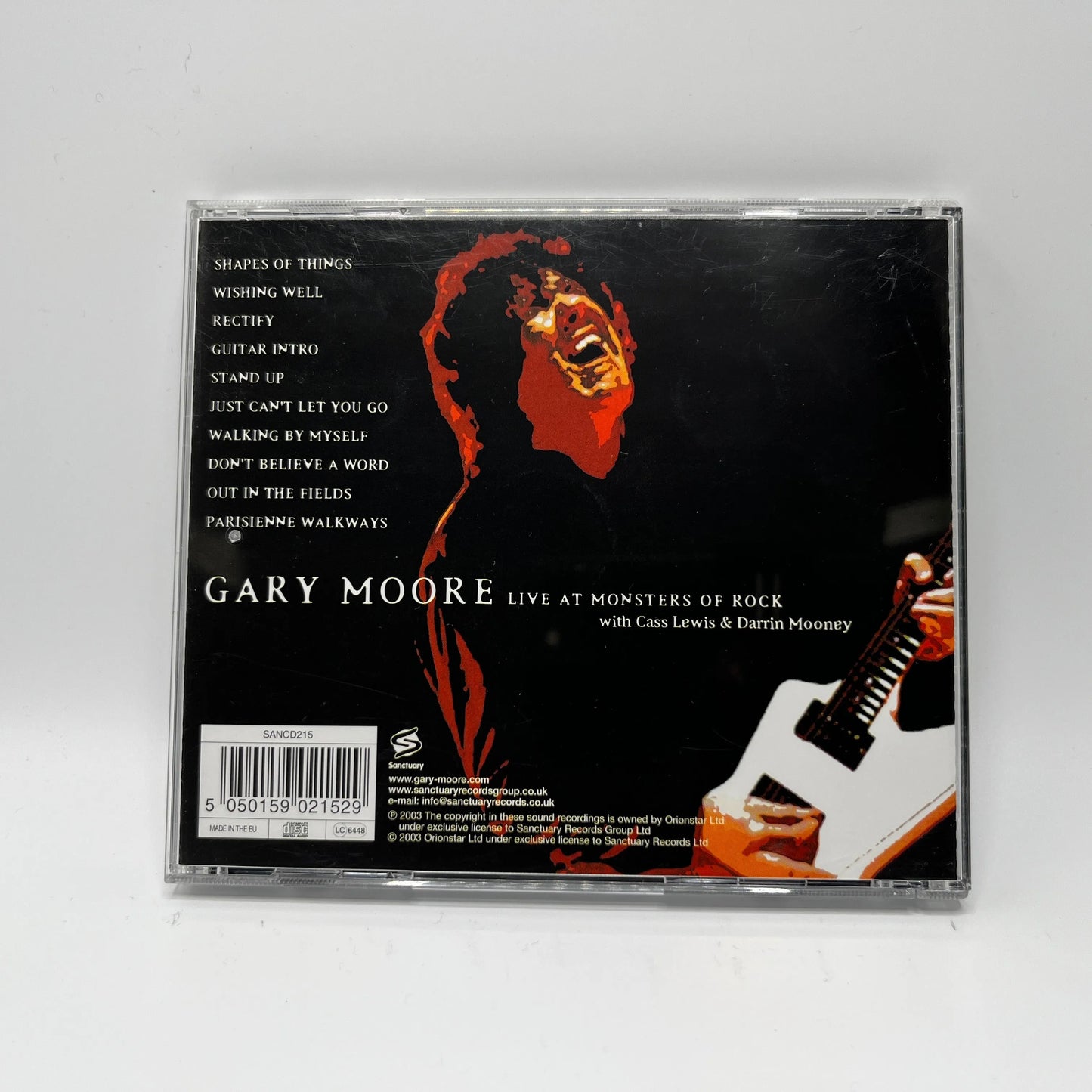Gary Moore - Live At Monsters Of Rock CD