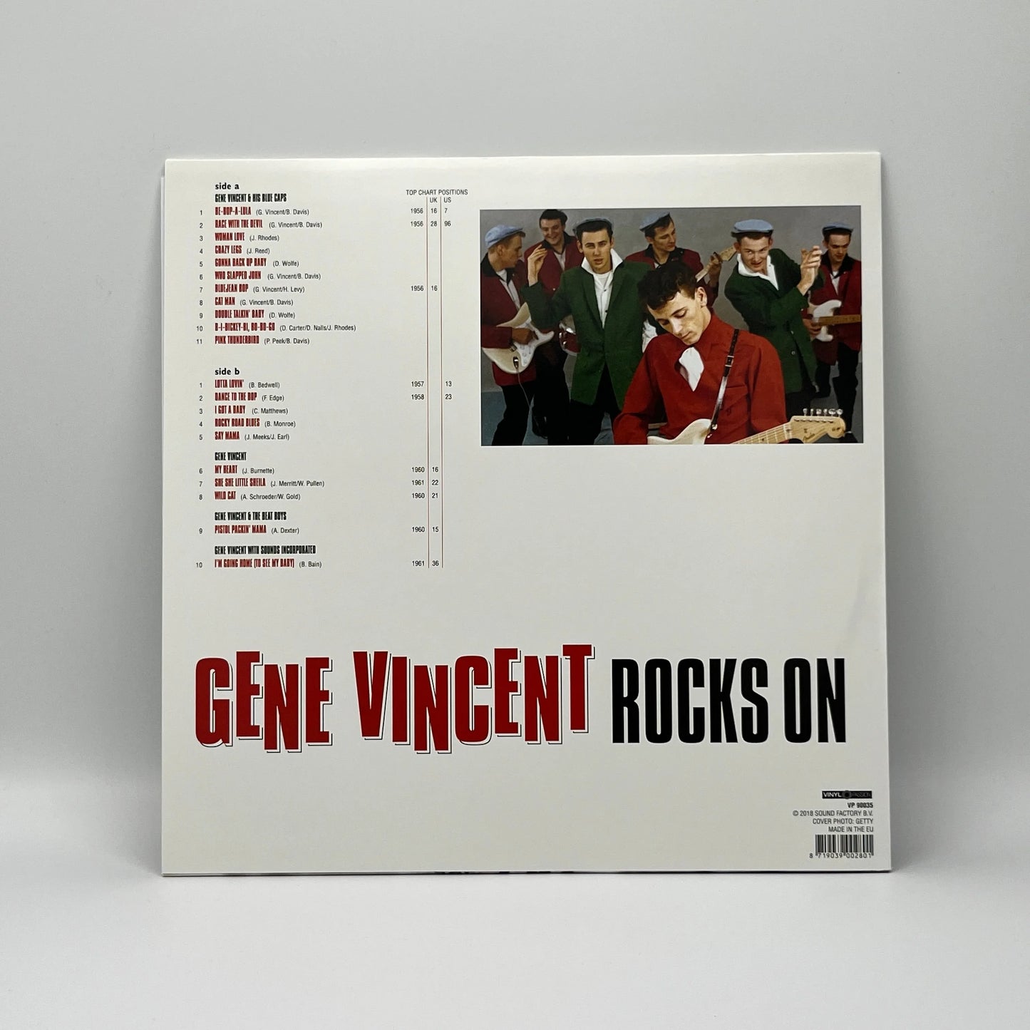 Gene Vincent – Rocks On - Greatest Hits & Favorites LP