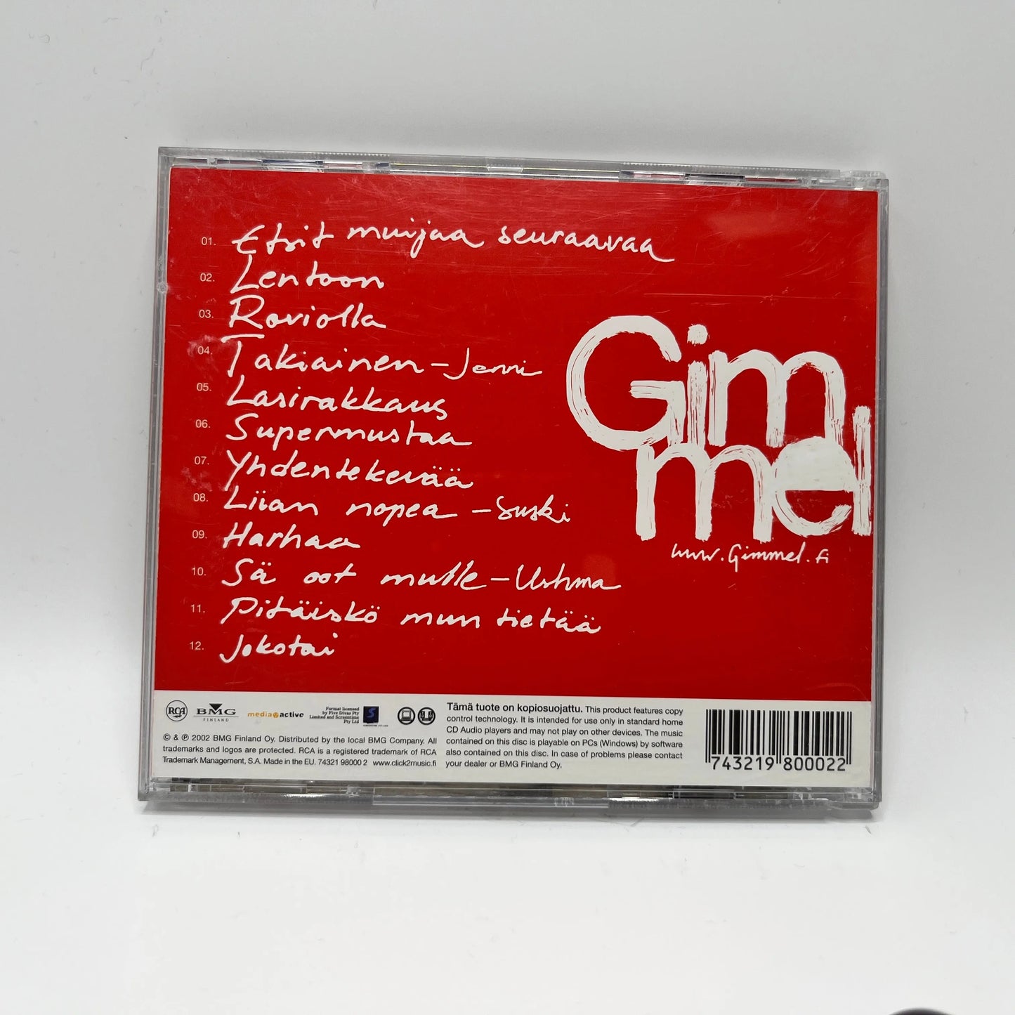 Gimmel - Lentoon CD