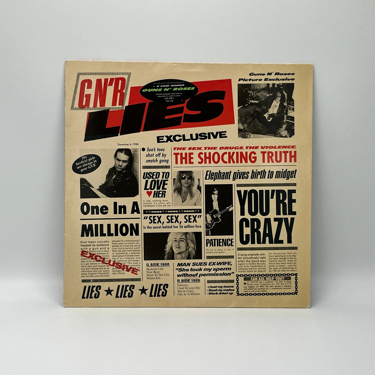 Guns N' Roses - Lies LP